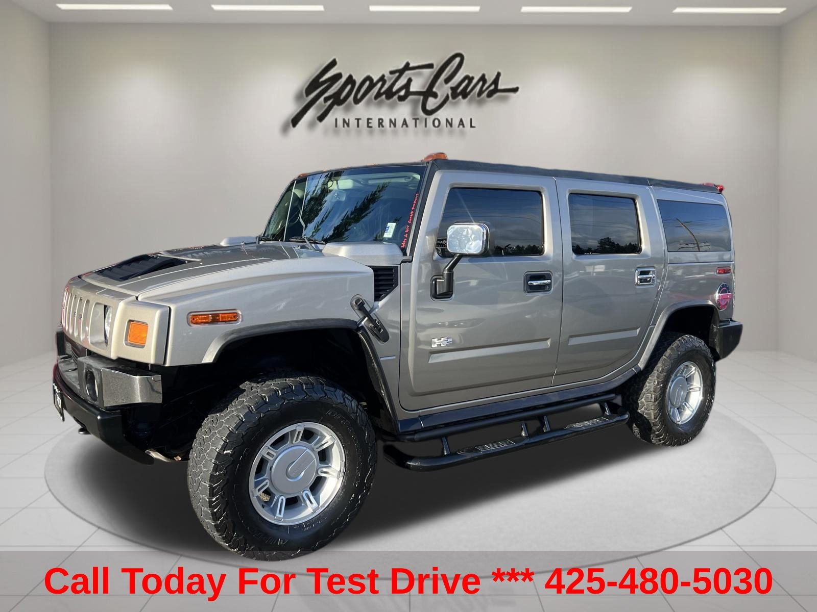 Pewter Metallic 2005 Hummer H2 Base SUV / Crossover Four-Wheel Drive 4-Speed Automatic Overdrive