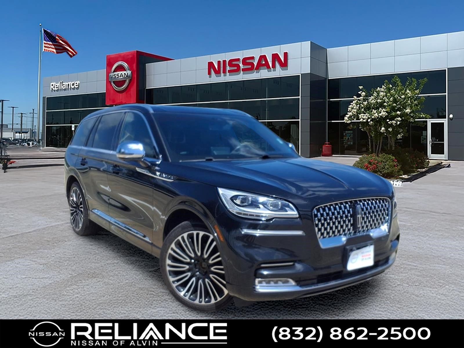 Black 2021 Lincoln Aviator SUV / Crossover All-Wheel Drive Automatic