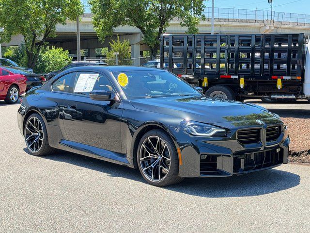 Black Sapphire Metallic 2024 BMW M2 RWD Coupe Rear-Wheel Drive 6-Speed Manual