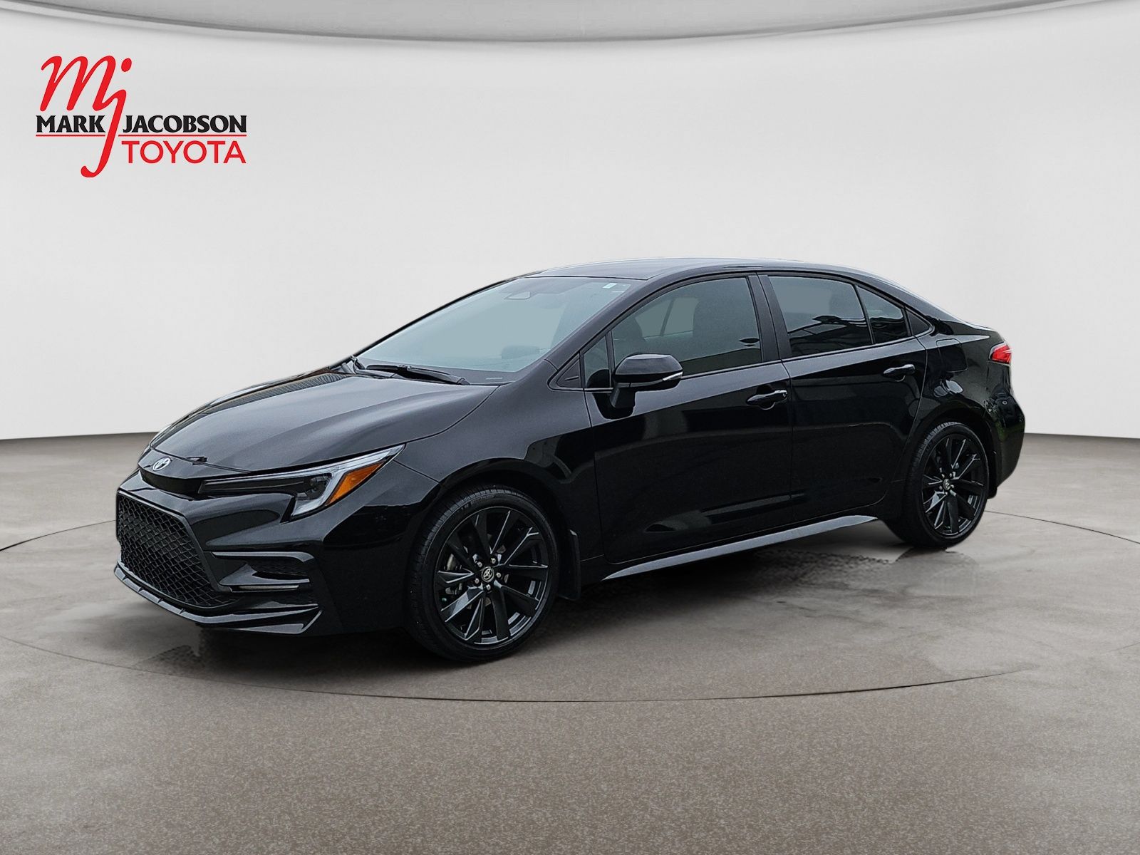 Midnight Black Metallic 2026 Toyota Corolla Sedan Front-Wheel Drive Continuously Variable Transmission