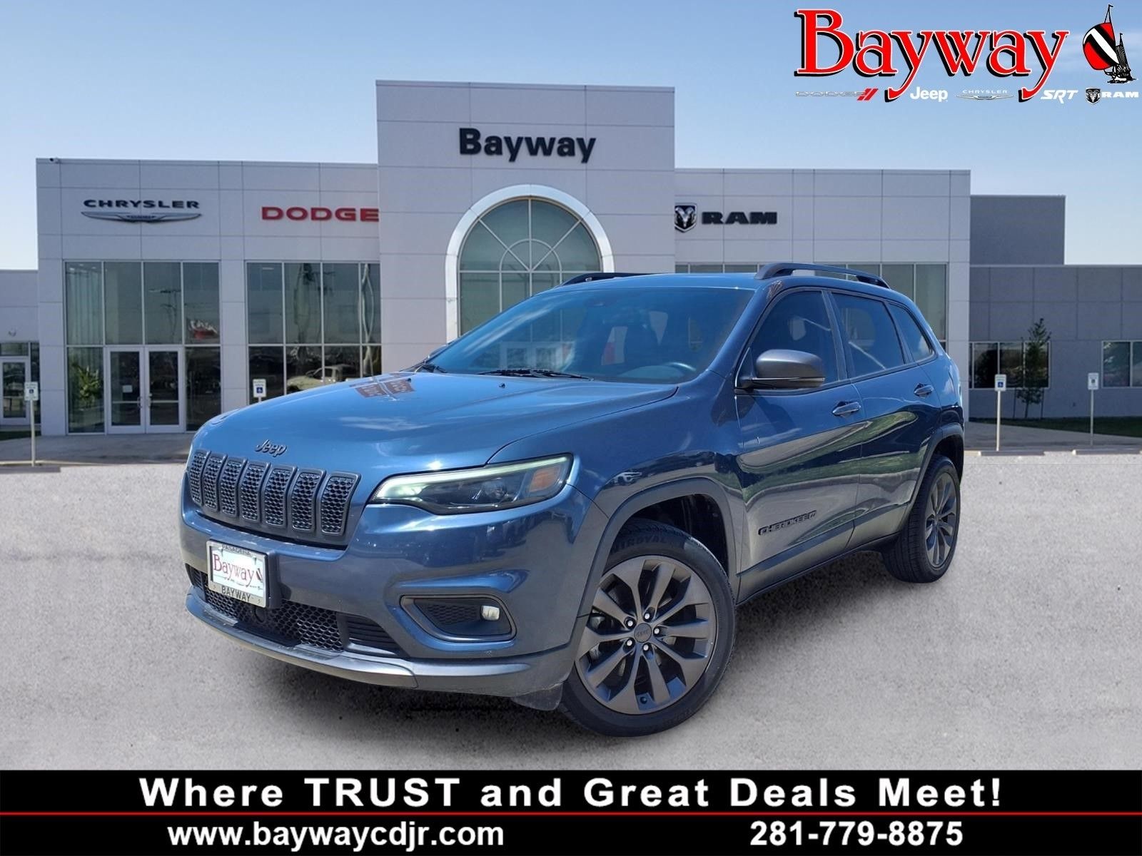 2021 Jeep Cherokee Latitude Lux Blue at Community Toyota
