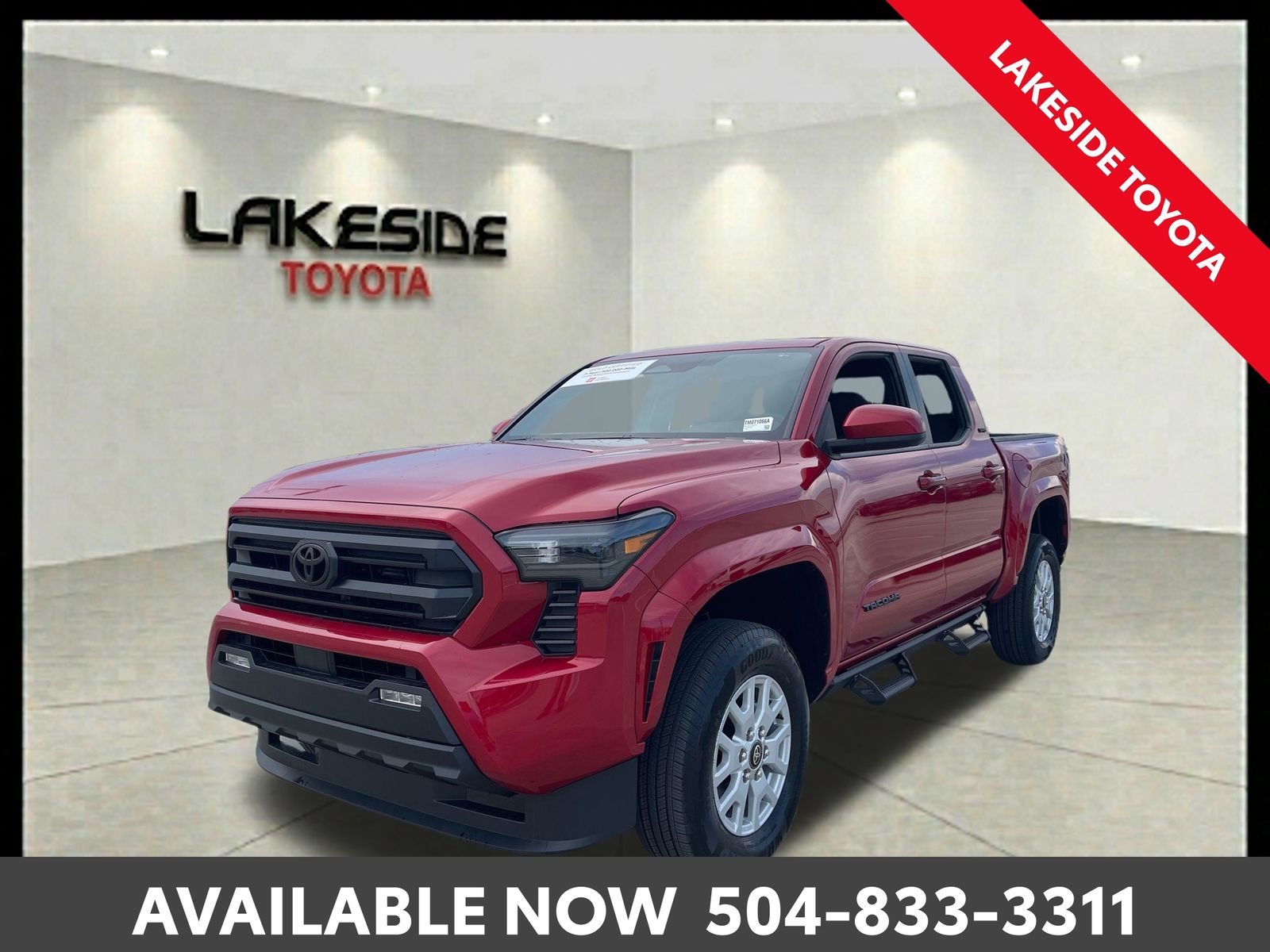 Red 2026 Toyota Tacoma Pickup Truck 4X2 8-Speed Automatic
