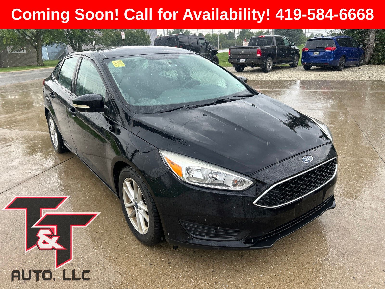 Shadow Black 2016 Ford Focus Sedan Front-Wheel Drive Automatic