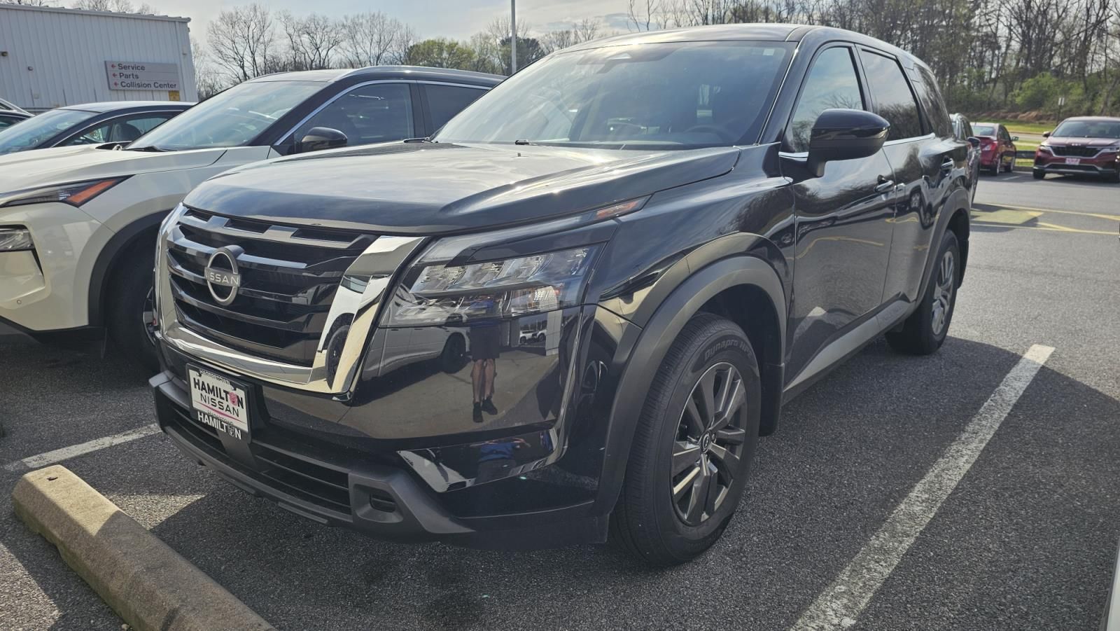 Super Black 2025 Nissan Pathfinder S 4WD SUV / Crossover All-Wheel Drive 9-Speed Automatic