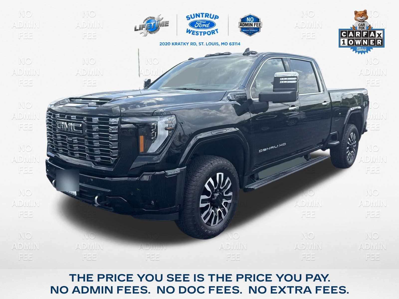 Onyx Black 2025 GMC Sierra 2500HD Pickup Truck Four-Wheel Drive Automatic