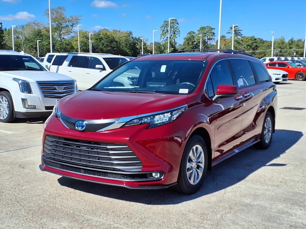 2025 Toyota Sienna XLE Red at Gullo Toyota