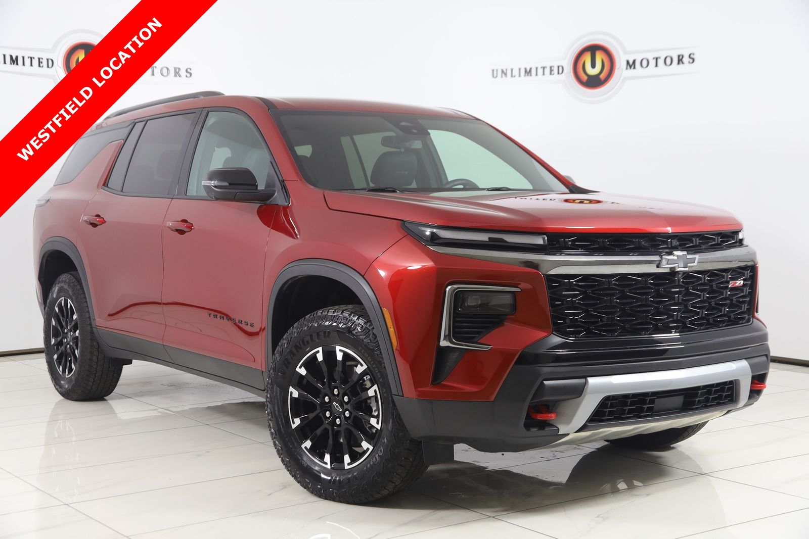Radiant Red Tintcoat 2025 Chevrolet Traverse Z71 AWD SUV / Crossover Four-Wheel Drive 8-Speed Automatic