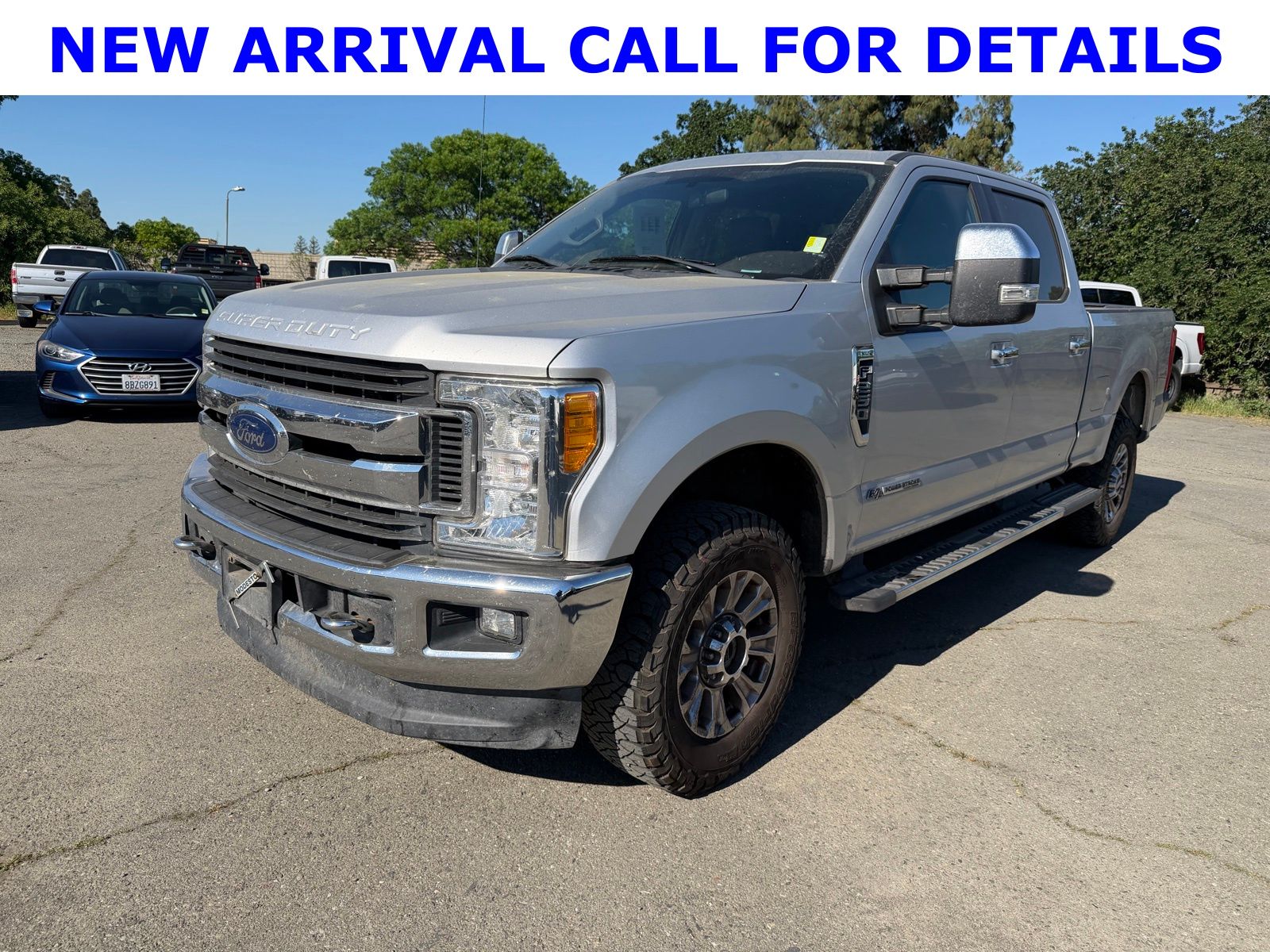Ingot Silver 2017 Ford F-250 Super Duty XLT Crew Cab 4WD Pickup Truck Four-Wheel Drive 6-Speed Automatic