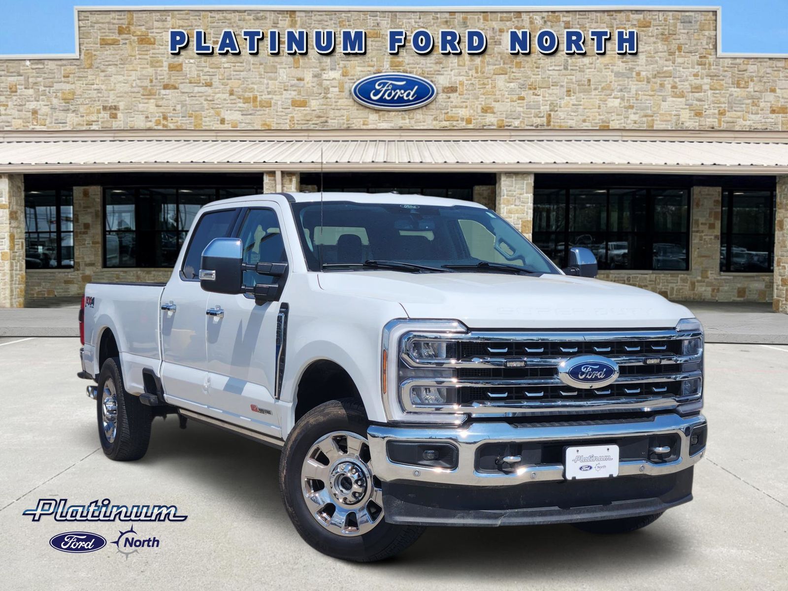 Oxford White 2024 Ford F-350 Super Duty Pickup Truck Four-Wheel Drive Automatic