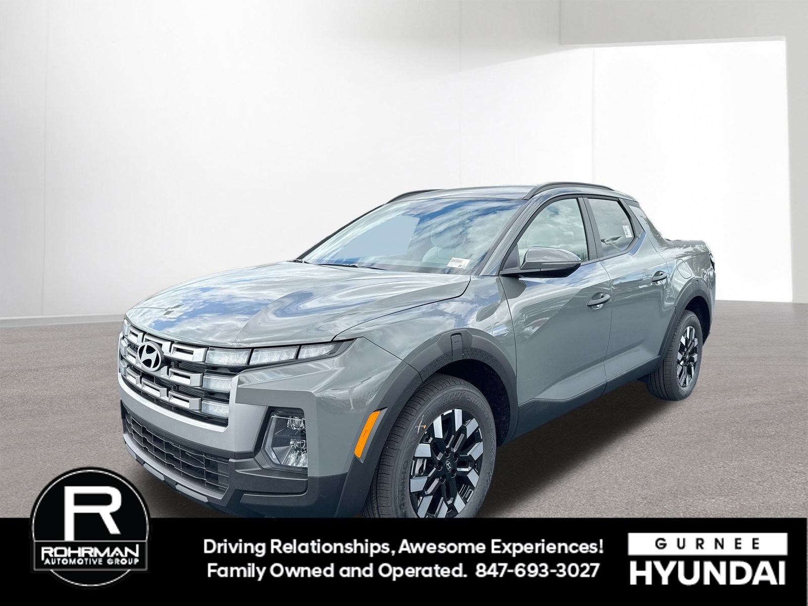 Hampton Gray 2026 Hyundai Santa Cruz Pickup Truck All-Wheel Drive 8-Speed Automatic