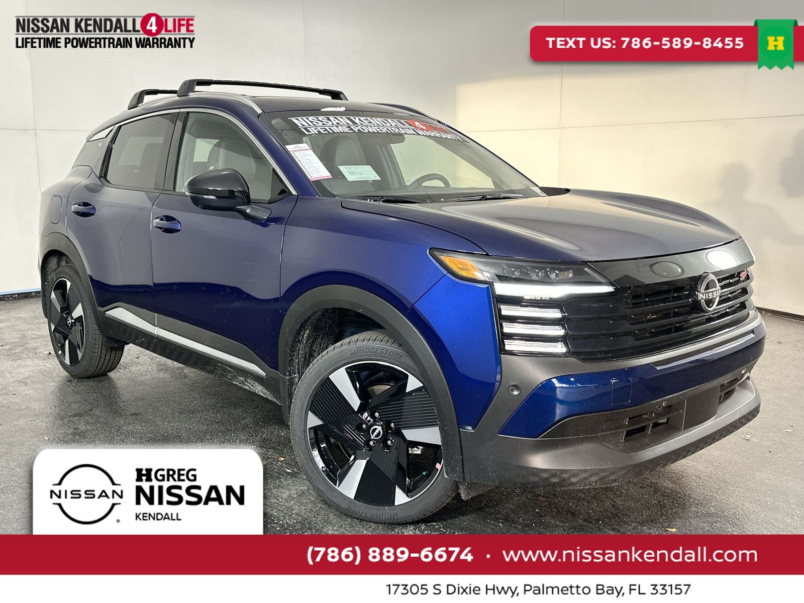 Deep Blue Pearl 2026 Nissan Kicks SUV / Crossover Front-Wheel Drive Continuously Variable Transmission