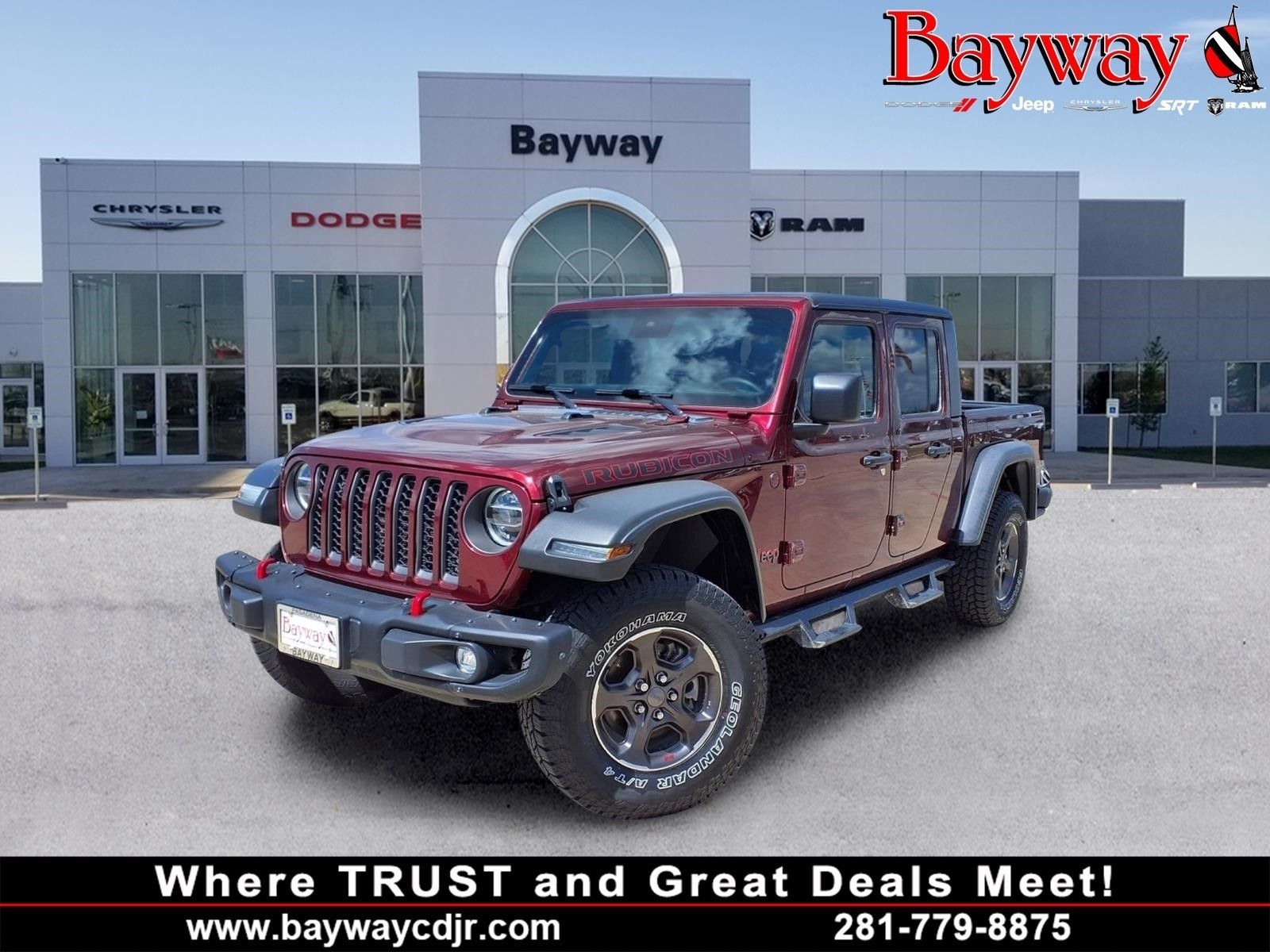 Snazzberry Pearlcoat 2021 Jeep Gladiator Pickup Truck Four-Wheel Drive 8-Speed Automatic