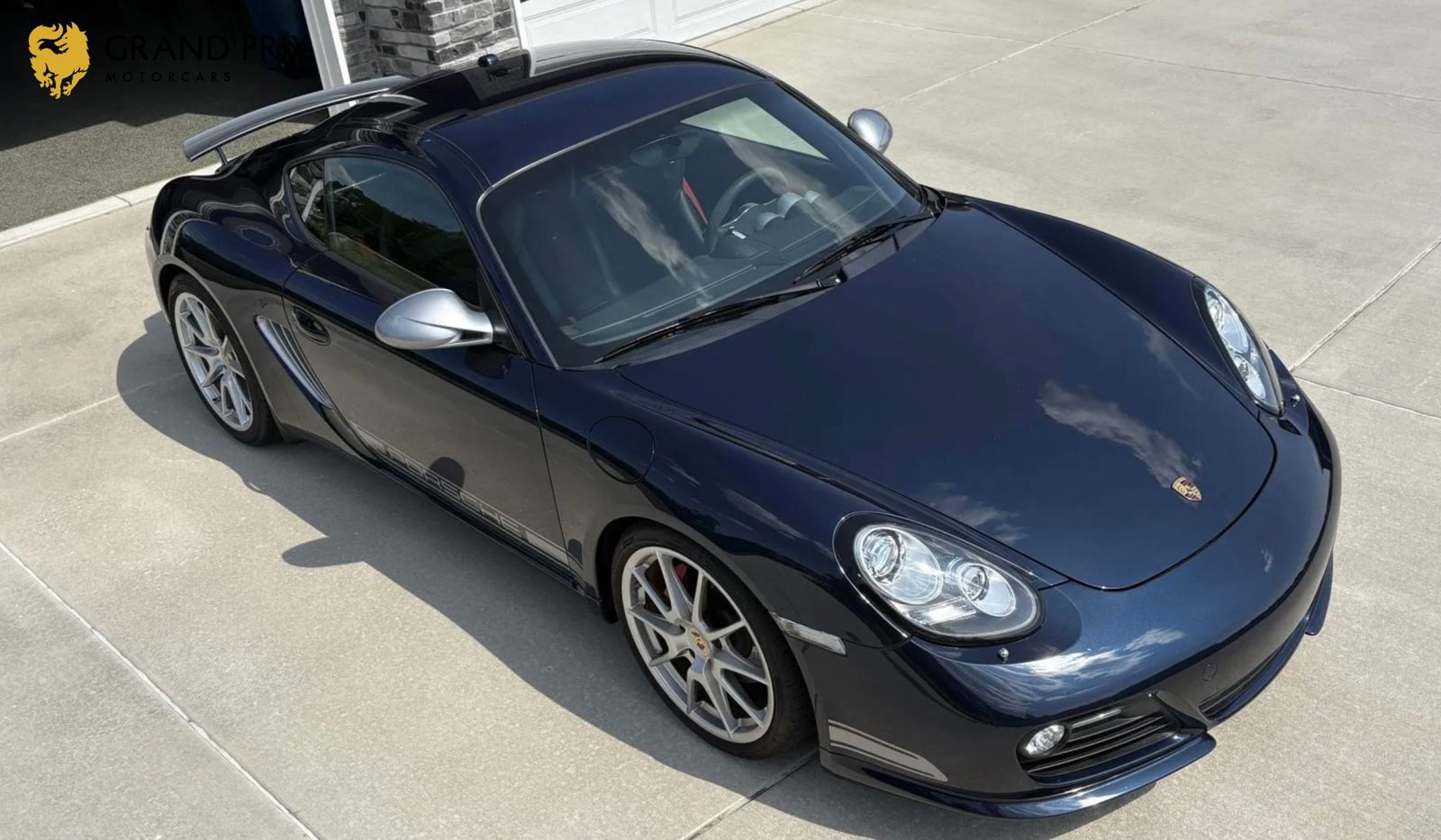 Dark Blue Metallic 2012 Porsche Cayman Coupe Rear-Wheel Drive 7-Speed Automatic