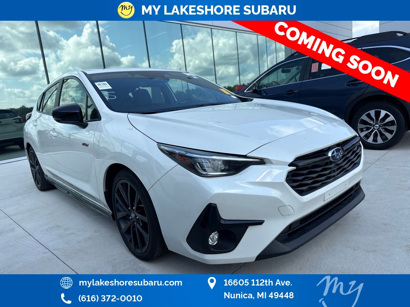 Crystal White Pearl 2024 Subaru Impreza Wagon All-Wheel Drive Continuously Variable Transmission