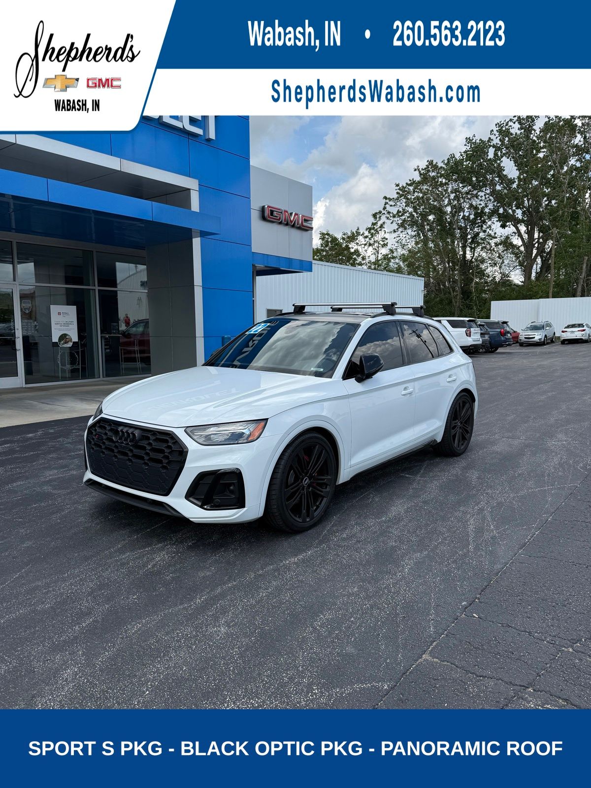 Glacier White 2022 Audi SQ5 3.0T quattro Premium Plus AWD SUV / Crossover All-Wheel Drive 8-Speed Automatic