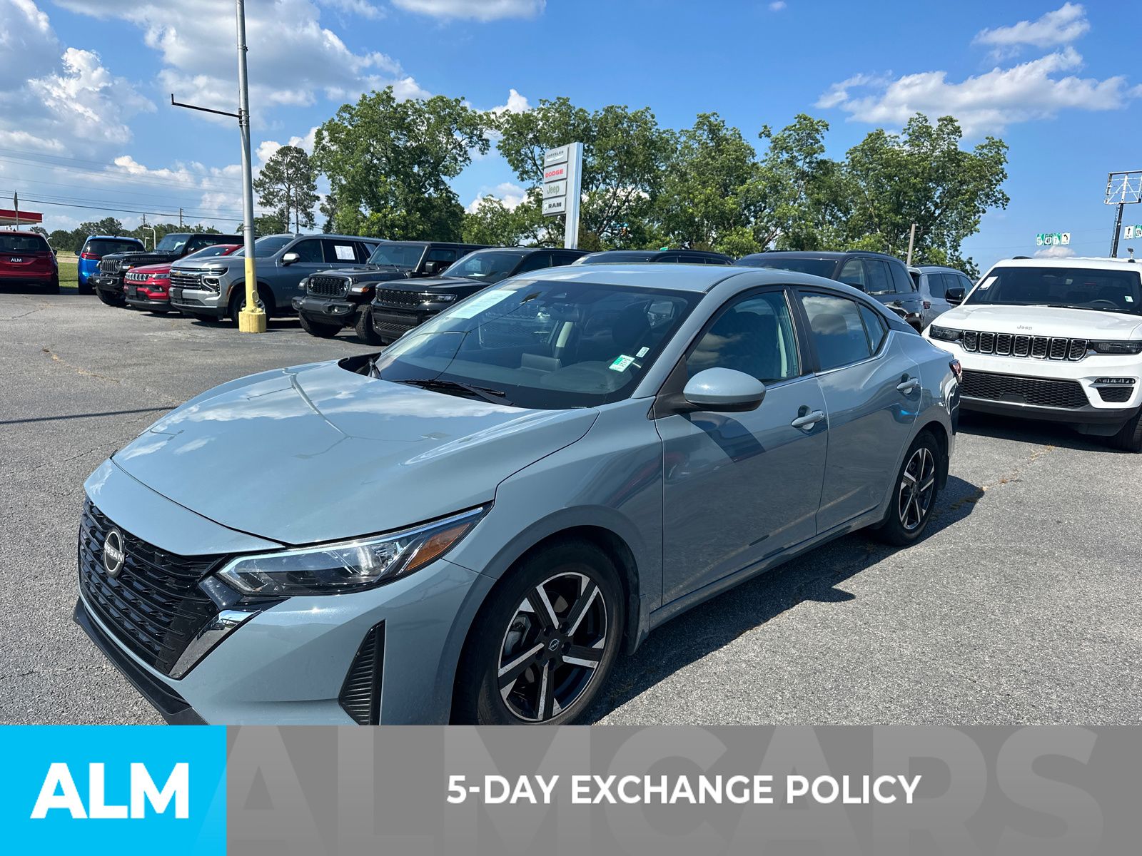 Used 2024 Atlantic Gray Metallic Nissan SV image 4