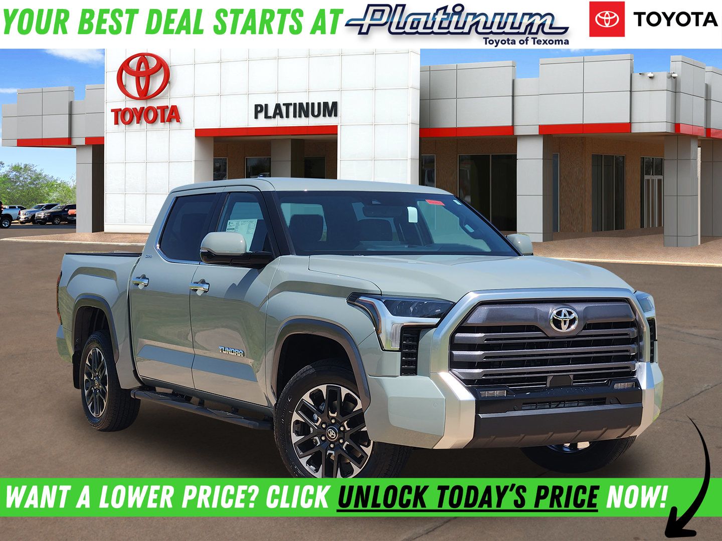 Lunar Rock 2026 Toyota Tundra Pickup Truck Four-Wheel Drive Automatic