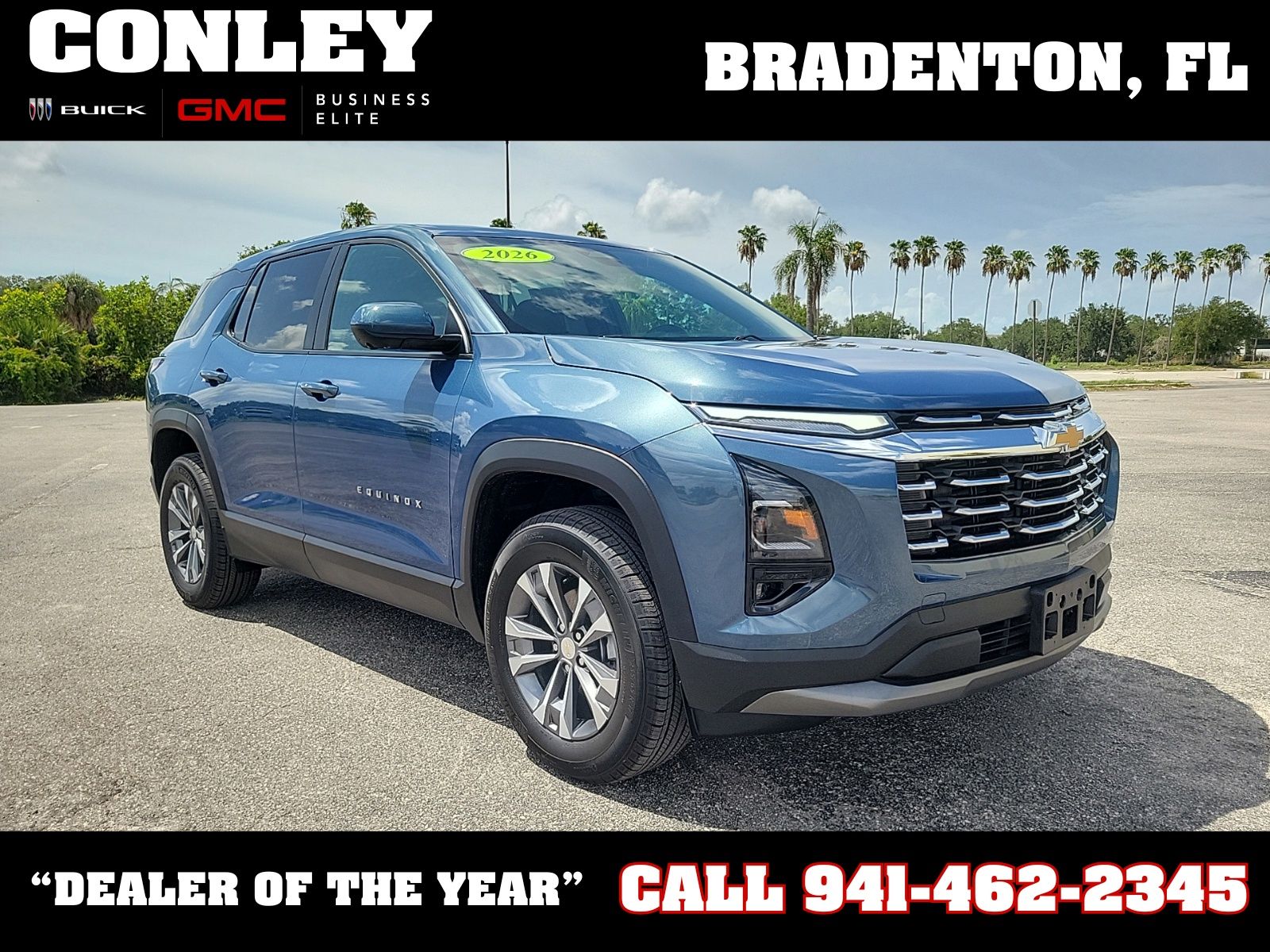 Lakeshore Blue 2026 Chevrolet Equinox SUV / Crossover Four-Wheel Drive 8-Speed Automatic