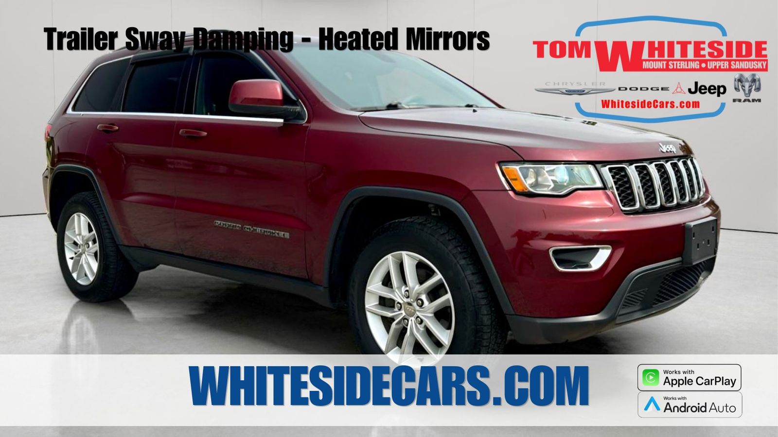Velvet Red Pearlcoat 2018 Jeep Grand Cherokee Laredo 4WD SUV / Crossover Four-Wheel Drive 8-Speed Automatic