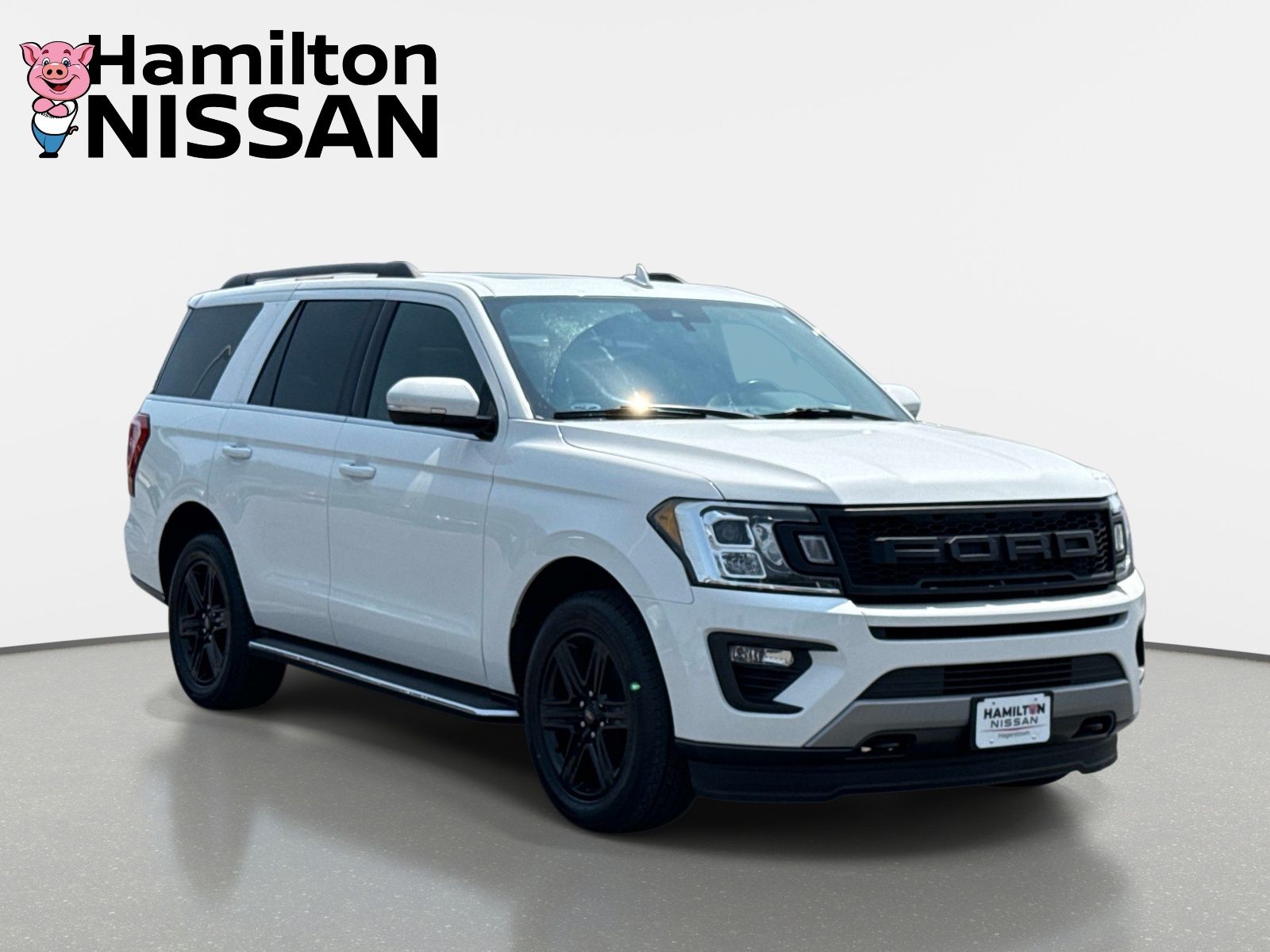 White Metallic 2020 Ford Expedition SUV / Crossover Four-Wheel Drive Automatic