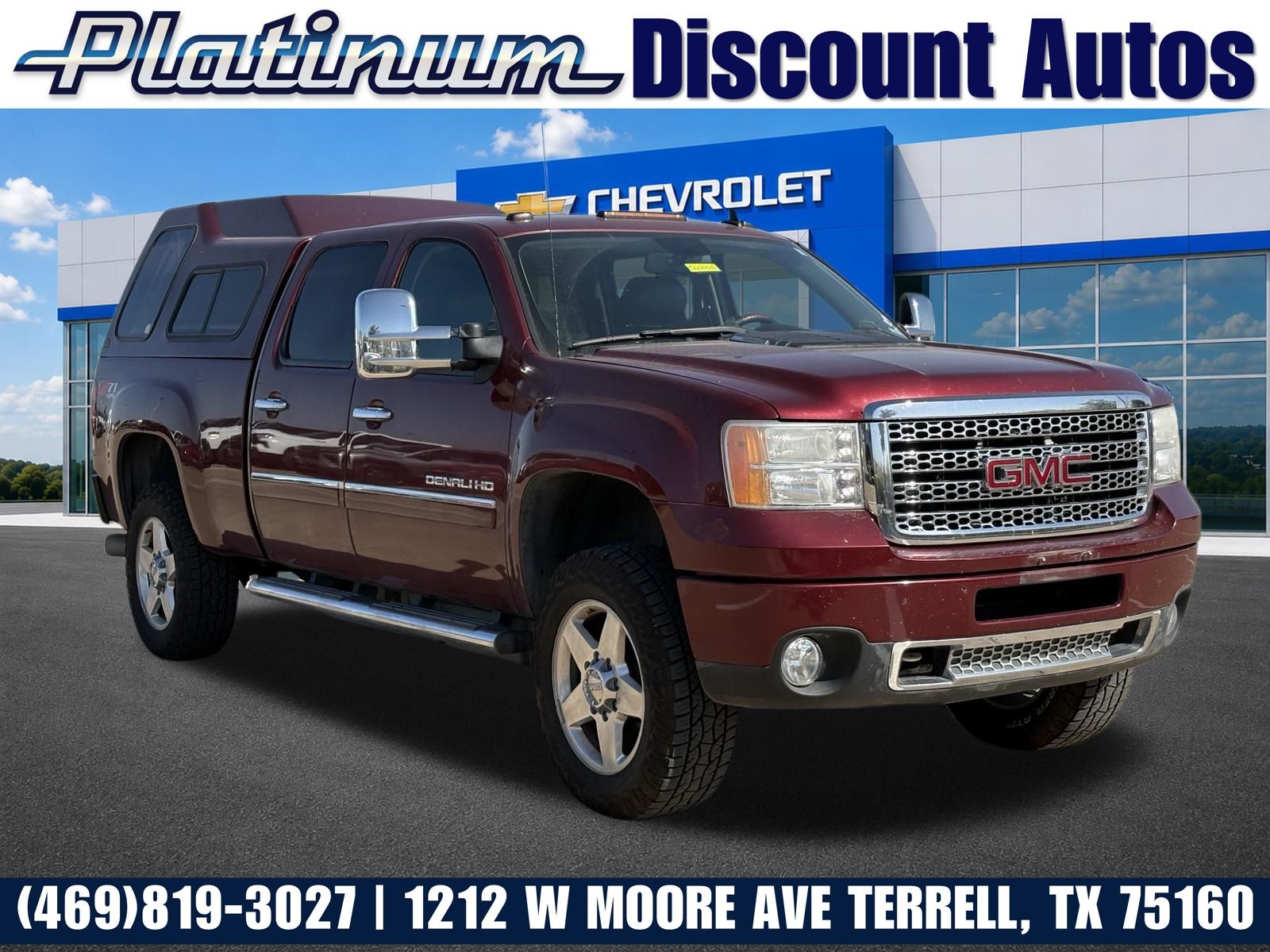Sonoma Red Metallic 2014 GMC Sierra 3500HD Pickup Truck Four-Wheel Drive 6-Speed Automatic