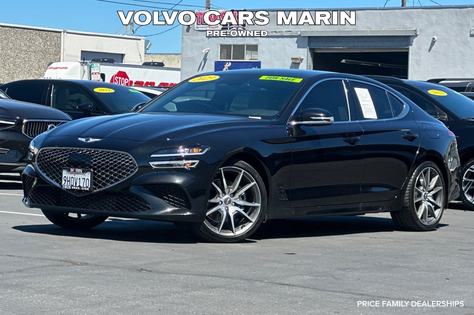Vik Black 2023 Genesis G70 Sedan Rear-Wheel Drive 8-Speed Automatic