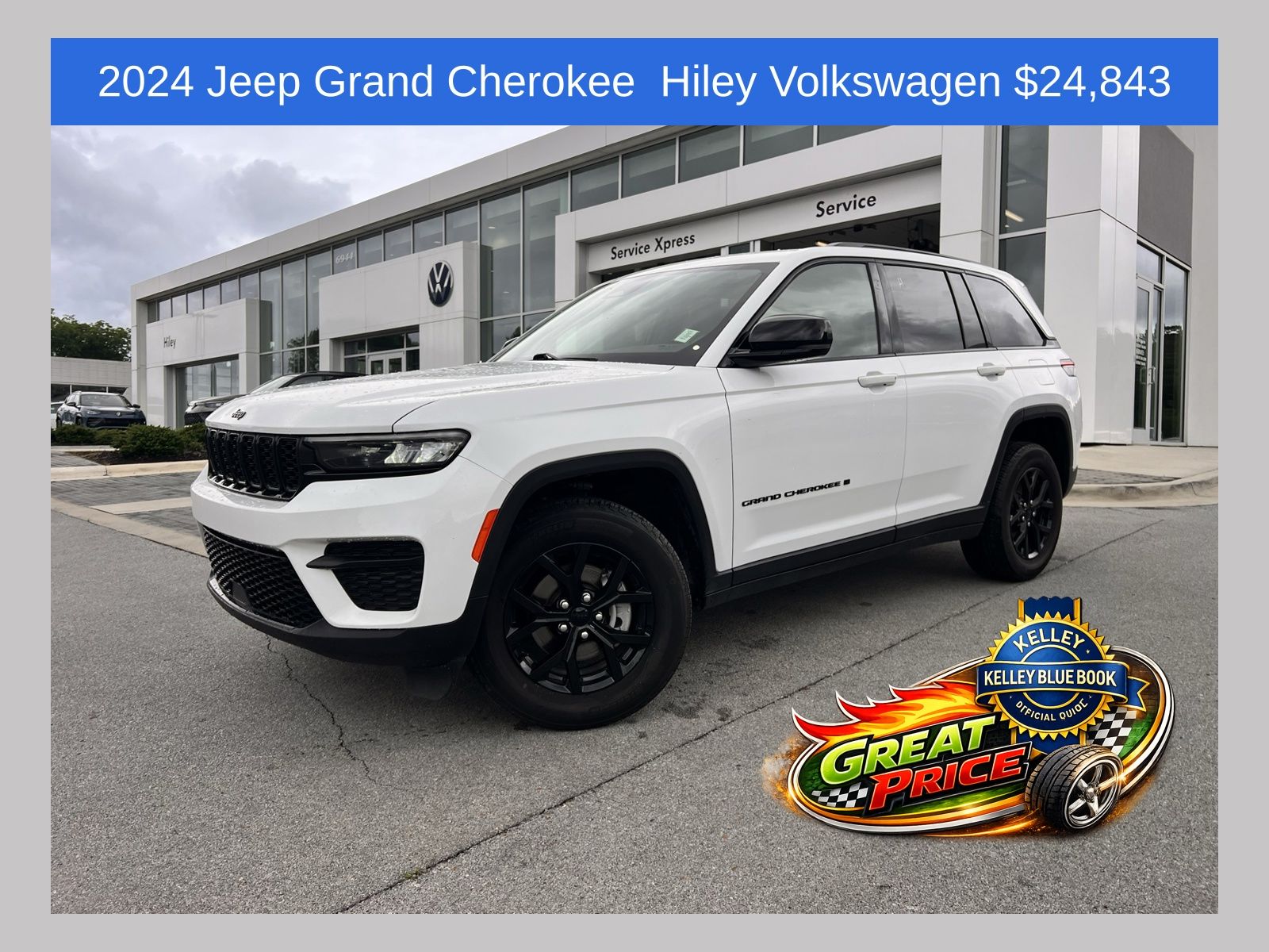 Bright White Clearcoat 2024 Jeep Grand Cherokee SUV / Crossover 4X2 8-Speed Automatic