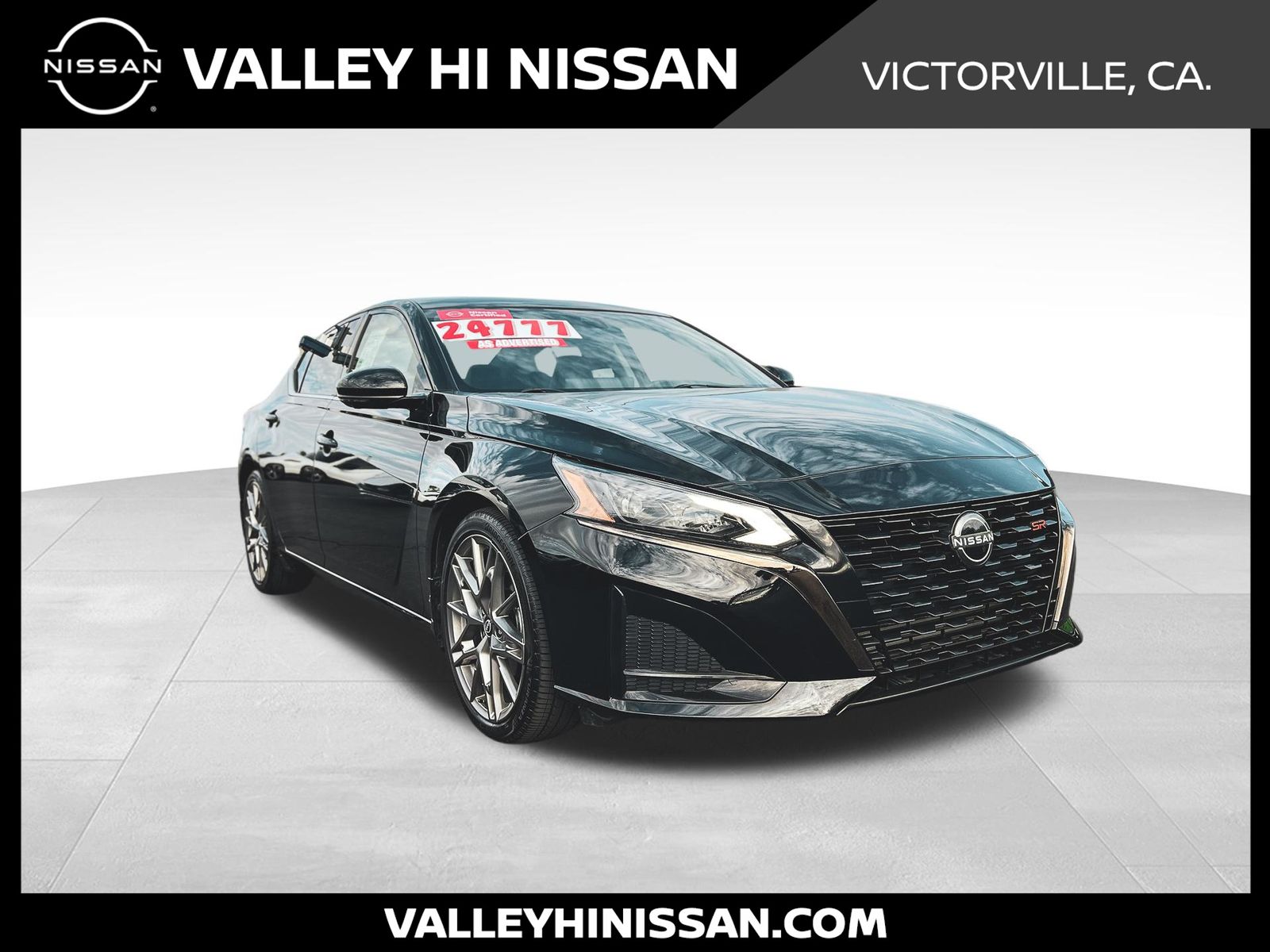 Super Black Clearcoat 2024 Nissan Altima Sedan Front-Wheel Drive Continuously Variable Transmission
