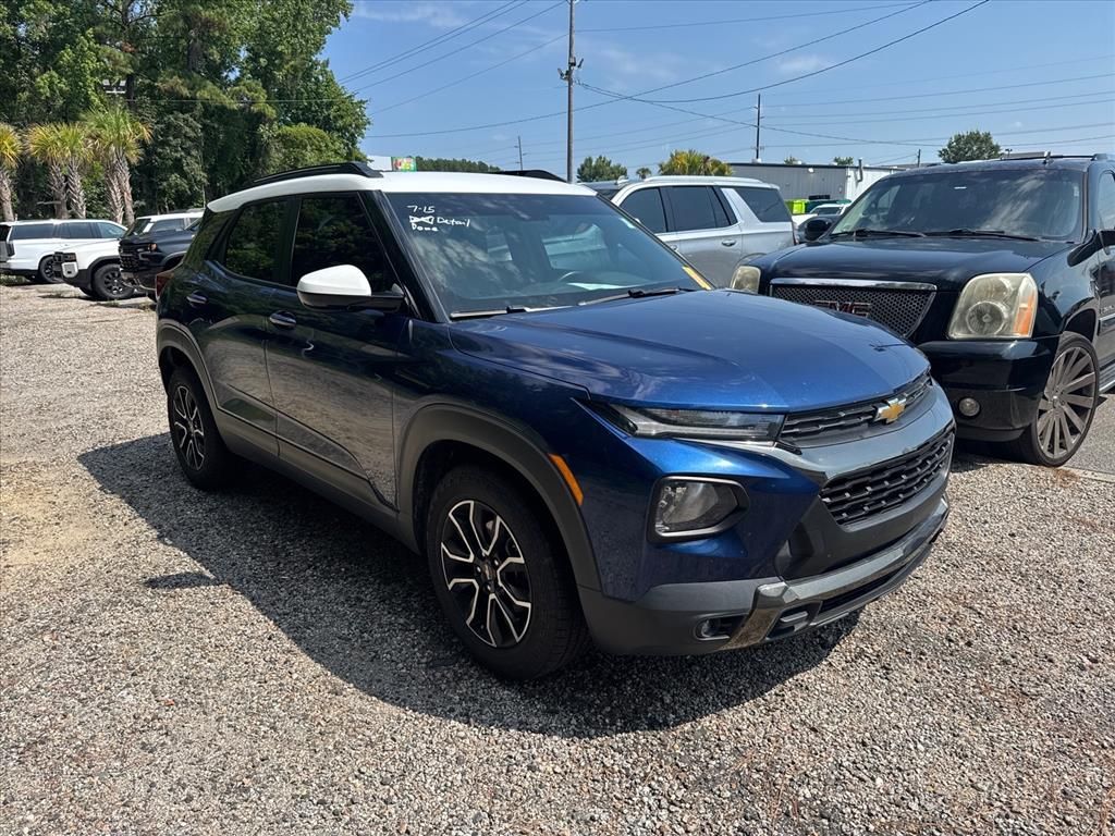 Blue Glow Metallic 2022 Chevrolet Trailblazer SUV / Crossover Front-Wheel Drive Continuously Variable Transmission