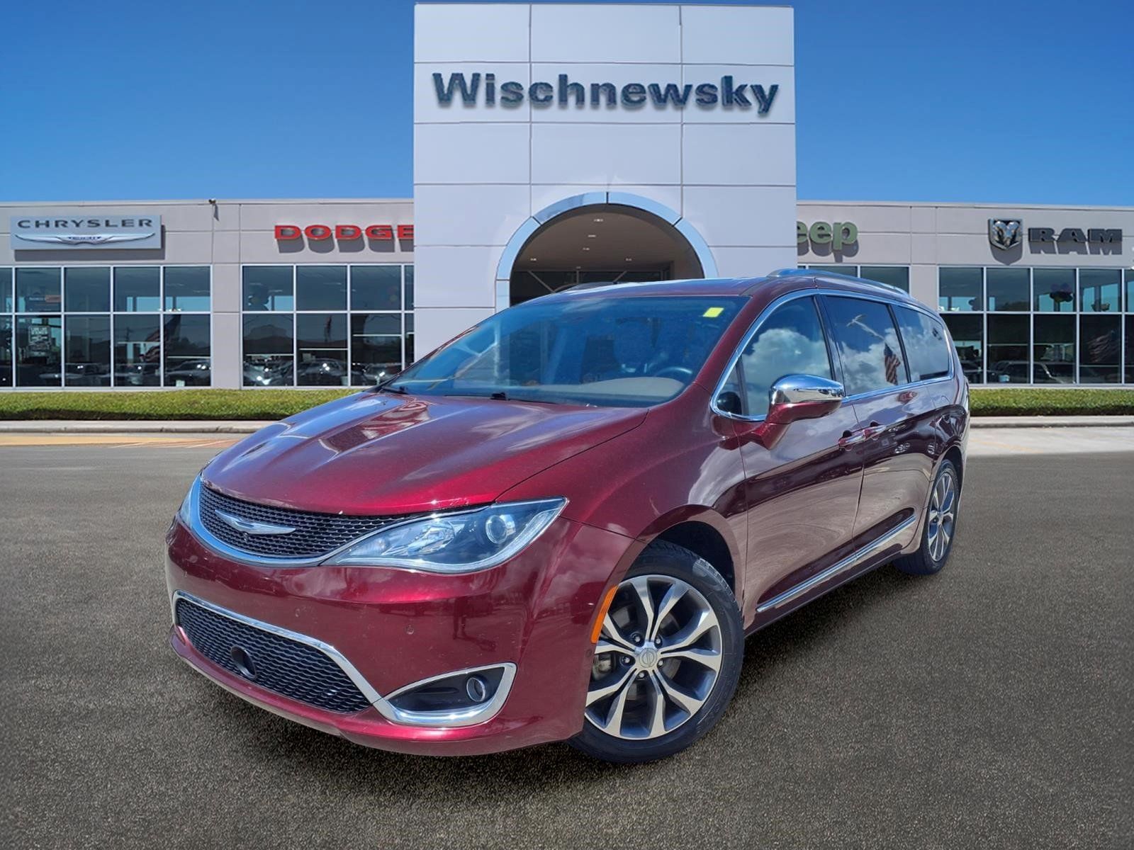Velvet Red Pearlcoat 2017 Chrysler Pacifica Limited FWD Minivan Front-Wheel Drive 9-Speed Automatic