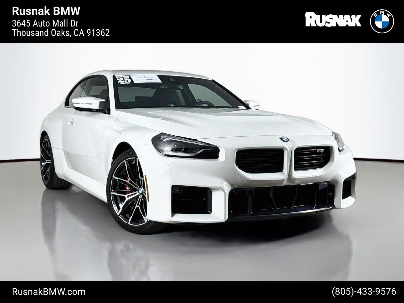 Alpine White 2025 BMW M2 Coupe Rear-Wheel Drive 6-Speed Manual