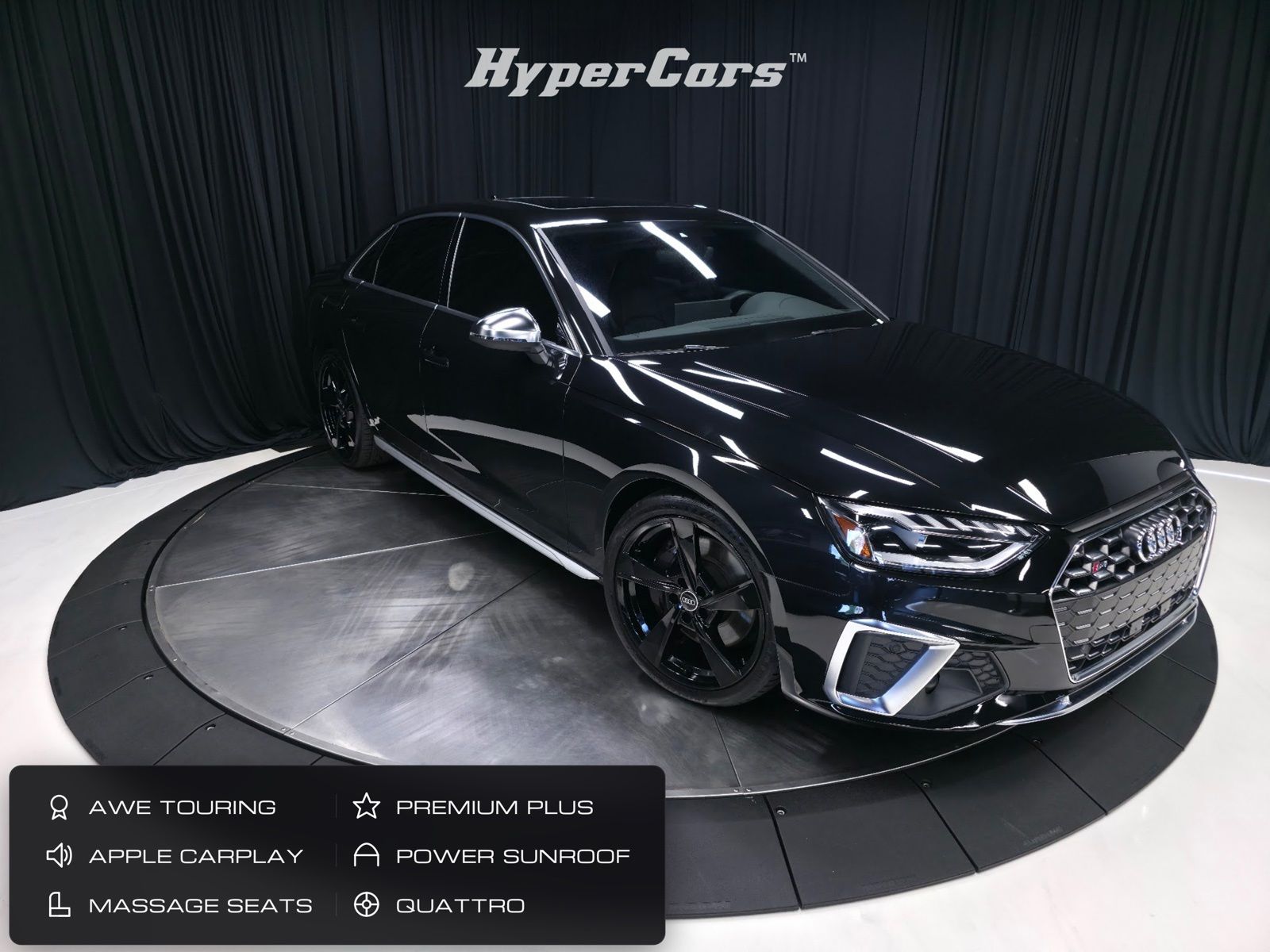 Black 2023 Audi S4 Sedan All-Wheel Drive 8-Speed Automatic