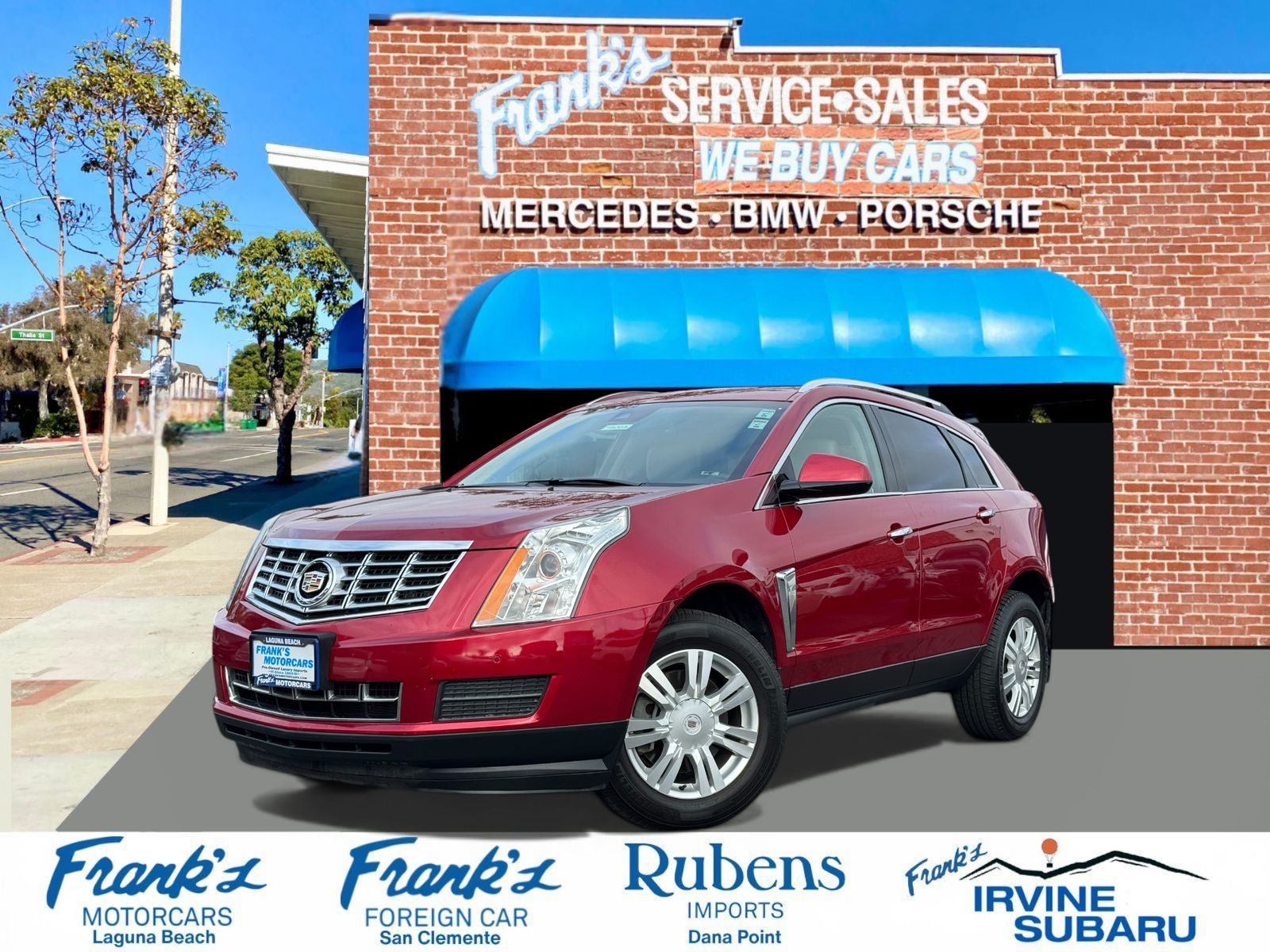 Crystal Red Tint 2016 Cadillac SRX Luxury FWD SUV / Crossover Front-Wheel Drive 6-Speed Automatic