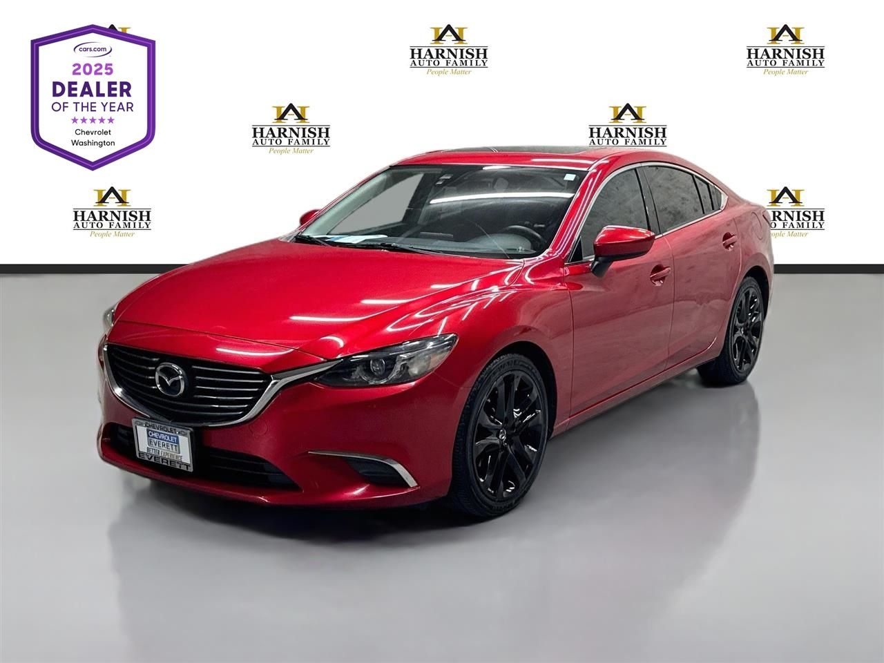 Soul Red Metallic 2016 Mazda MAZDA6 Sedan Front-Wheel Drive 6-Speed Automatic