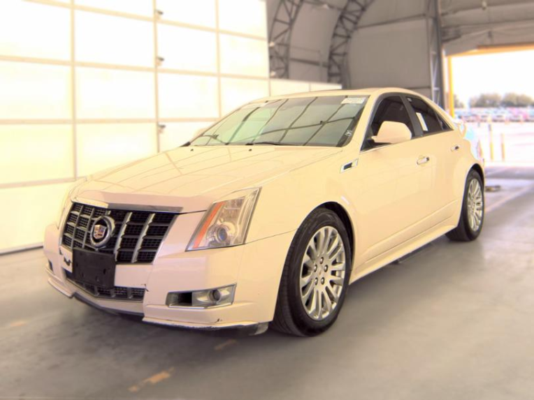 White Diamond Clearcoat 2012 Cadillac CTS Sedan Rear-Wheel Drive 6-Speed Automatic