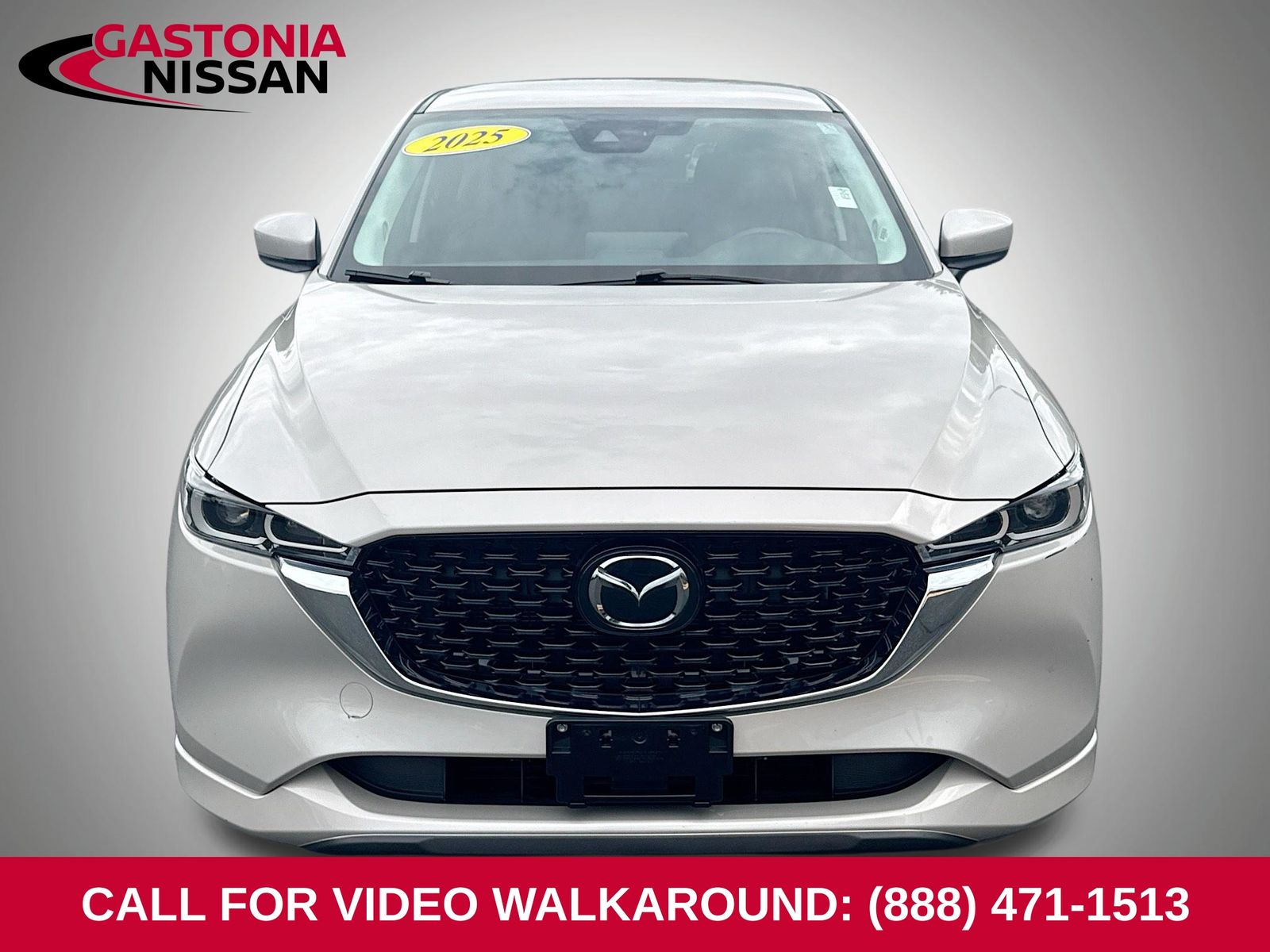 Gray (Platinum Quartz Metallic) 2025 Mazda CX-5 SUV / Crossover All-Wheel Drive 6-Speed Automatic