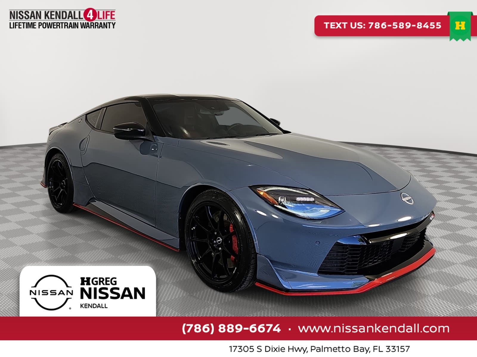 Stealth Gray/Super Black 2024 Nissan Z Coupe Rear-Wheel Drive 9-Speed Automatic