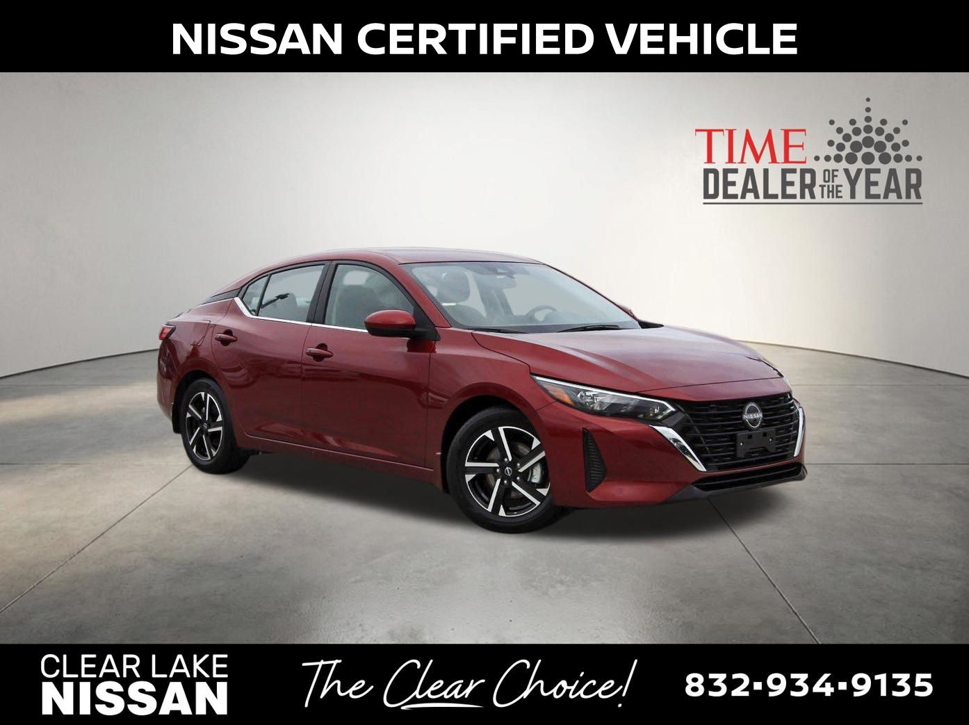 Red (Scarlet Ember Tintcoat) 2025 Nissan Sentra Sedan Front-Wheel Drive Continuously Variable Transmission