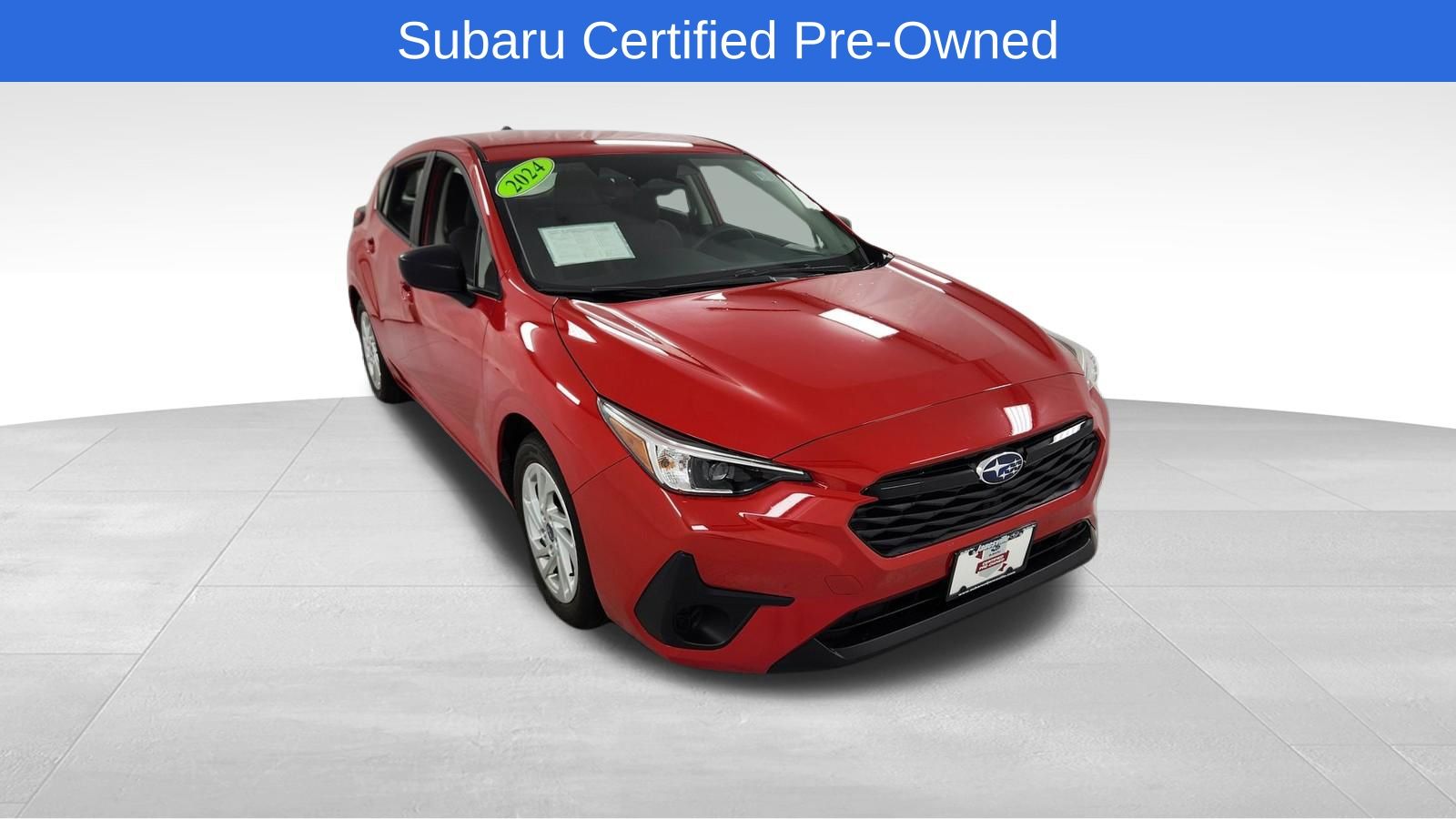 Pure Red 2024 Subaru Impreza Wagon All-Wheel Drive Continuously Variable Transmission