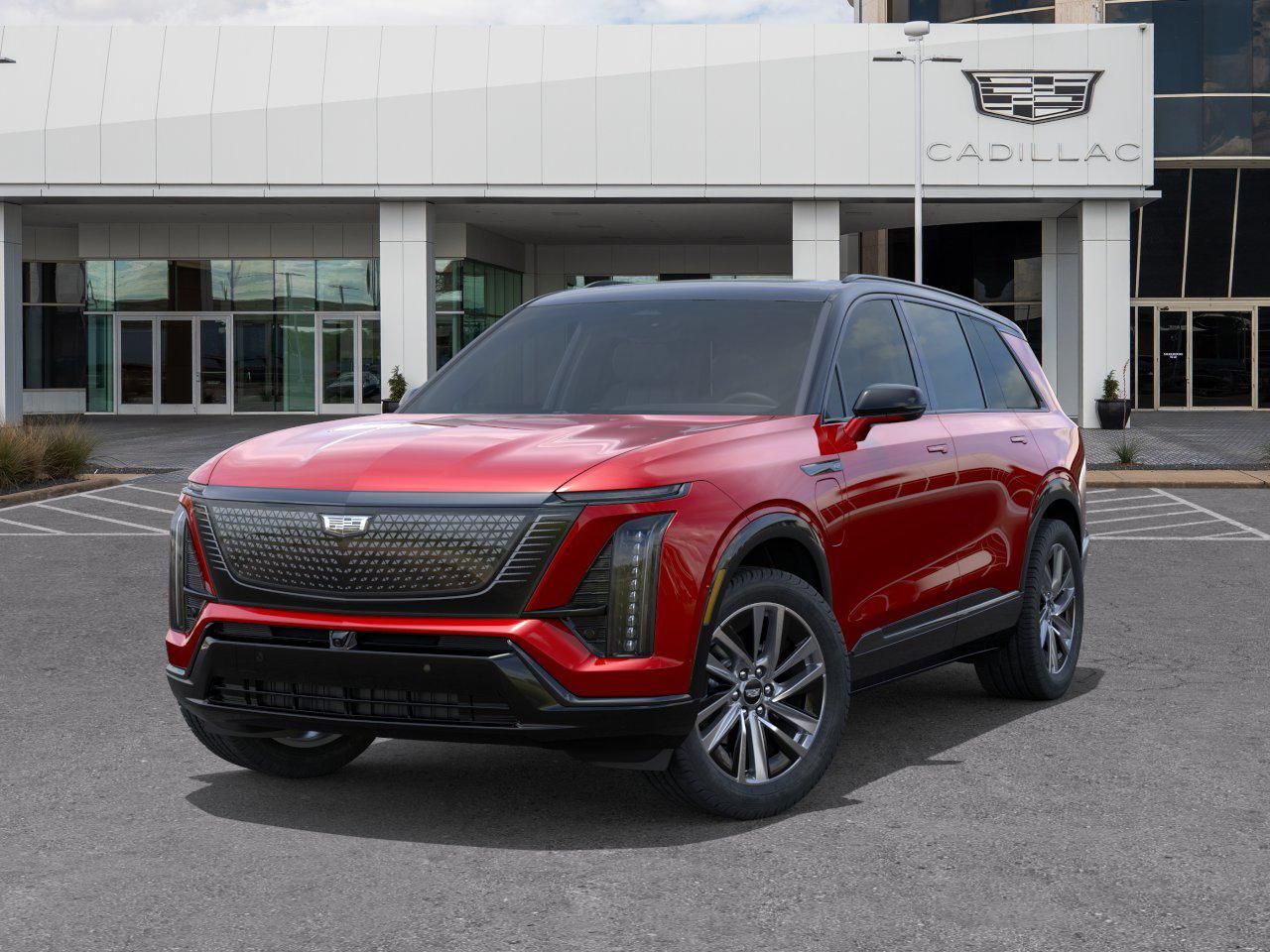2027 Cadillac VISTIQ Sport Red at Bayway Cadillac of The Woodlands