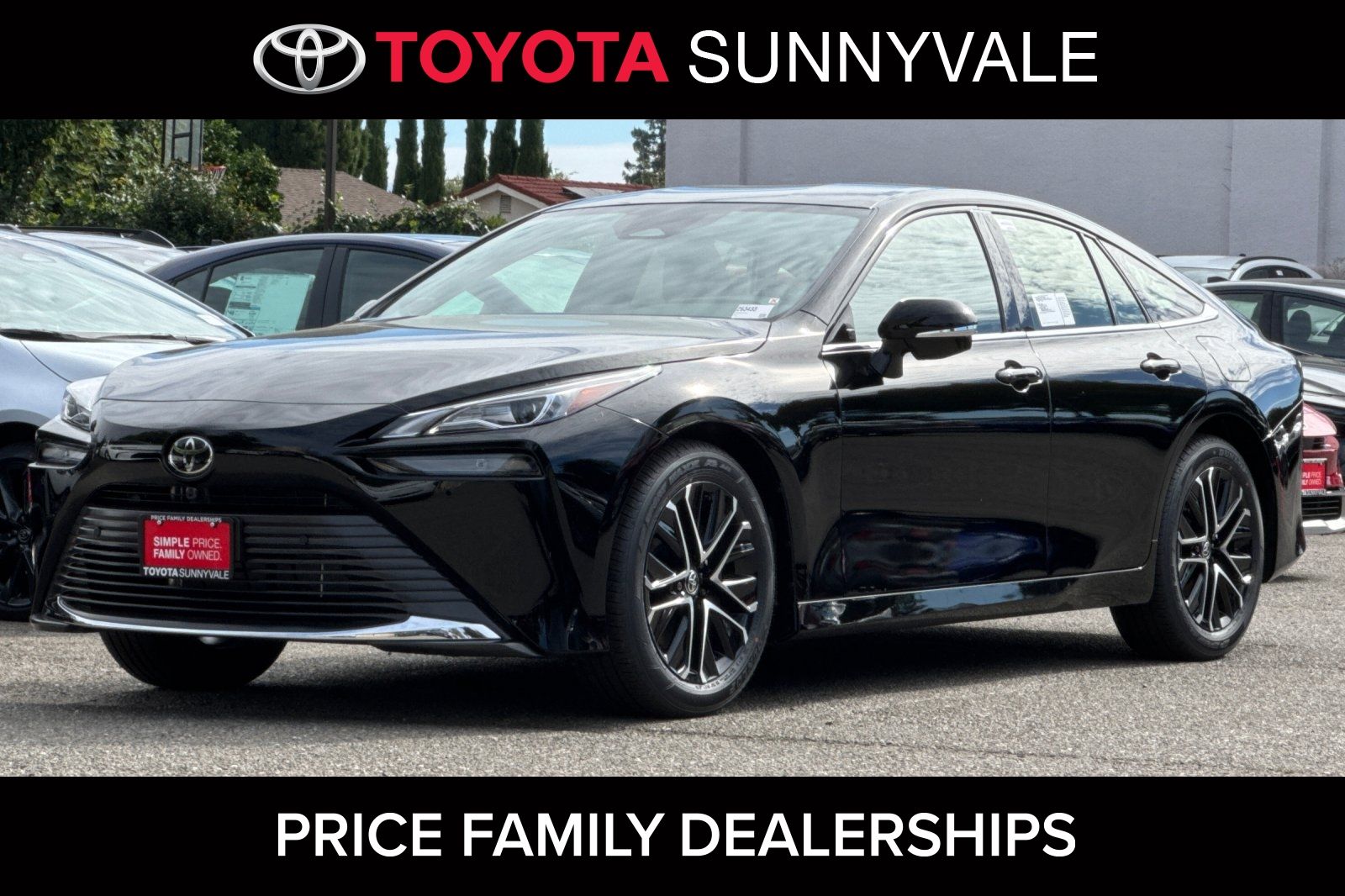 Black 2026 Toyota Mirai Sedan Rear-Wheel Drive 1-Speed Automatic