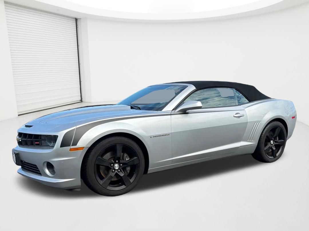 Silver Ice Metallic 2012 Chevrolet Camaro Convertible Rear-Wheel Drive 6-Speed Automatic