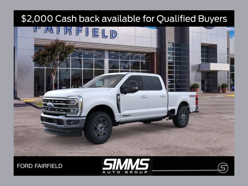 Star White Metallic Tri-Coat 2026 Ford F-250 Super Duty Pickup Truck Four-Wheel Drive Automatic