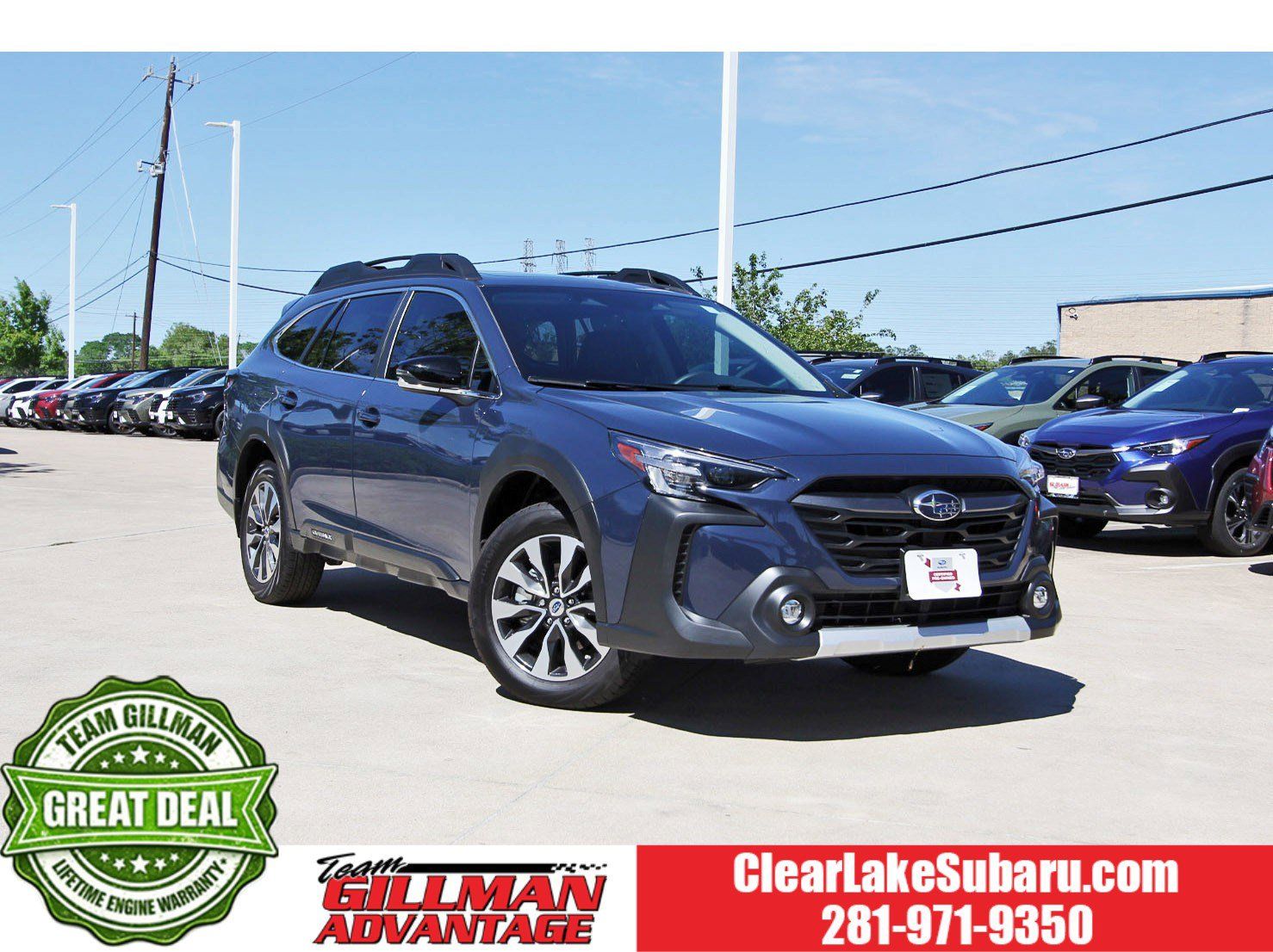 Cosmic Blue Pearl 2025 Subaru Outback Limited AWD SUV / Crossover All-Wheel Drive Continuously Variable Transmission