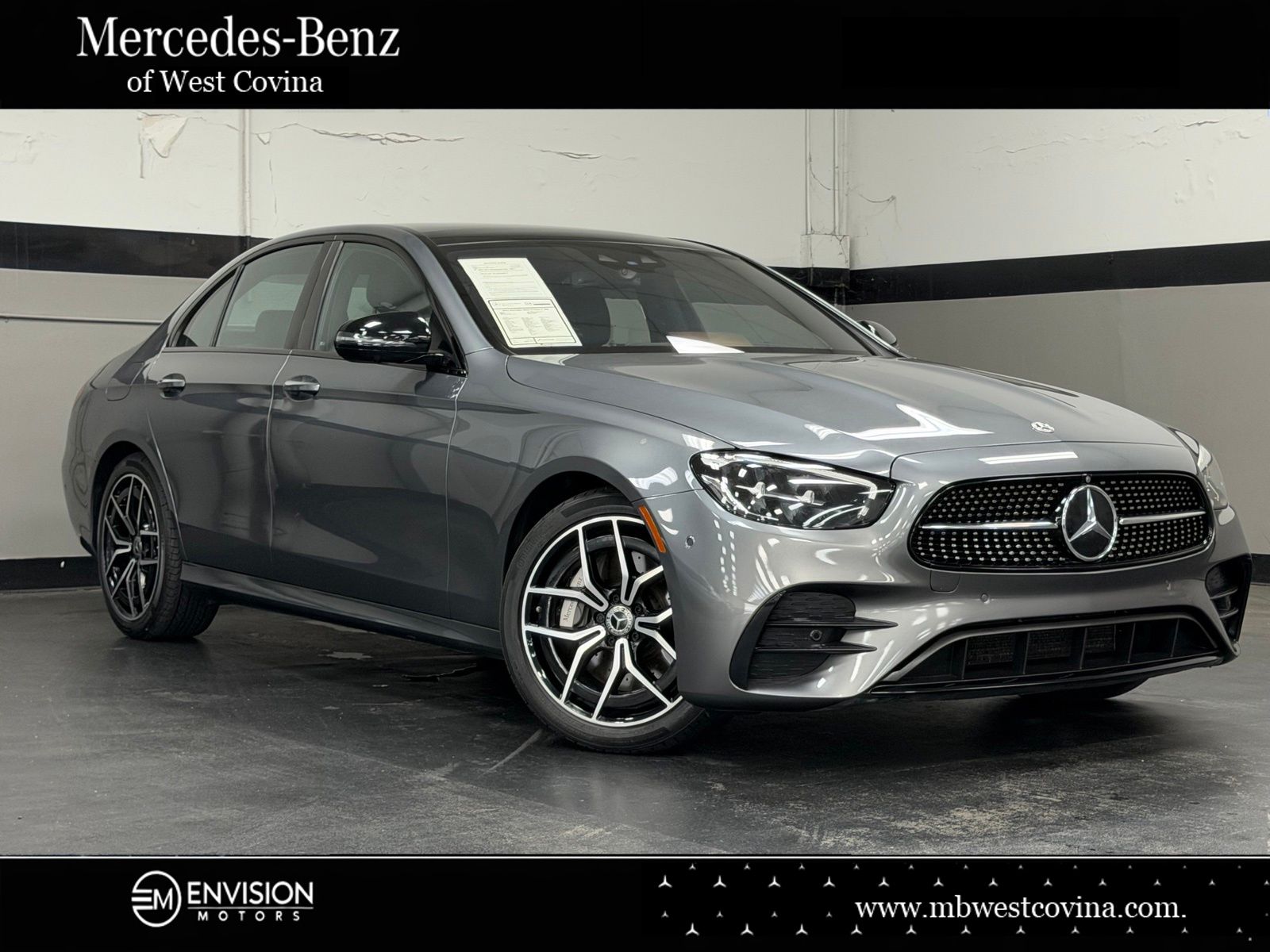 Gray Metallic 2022 Mercedes-Benz E-Class Sedan Rear-Wheel Drive 9-Speed Automatic