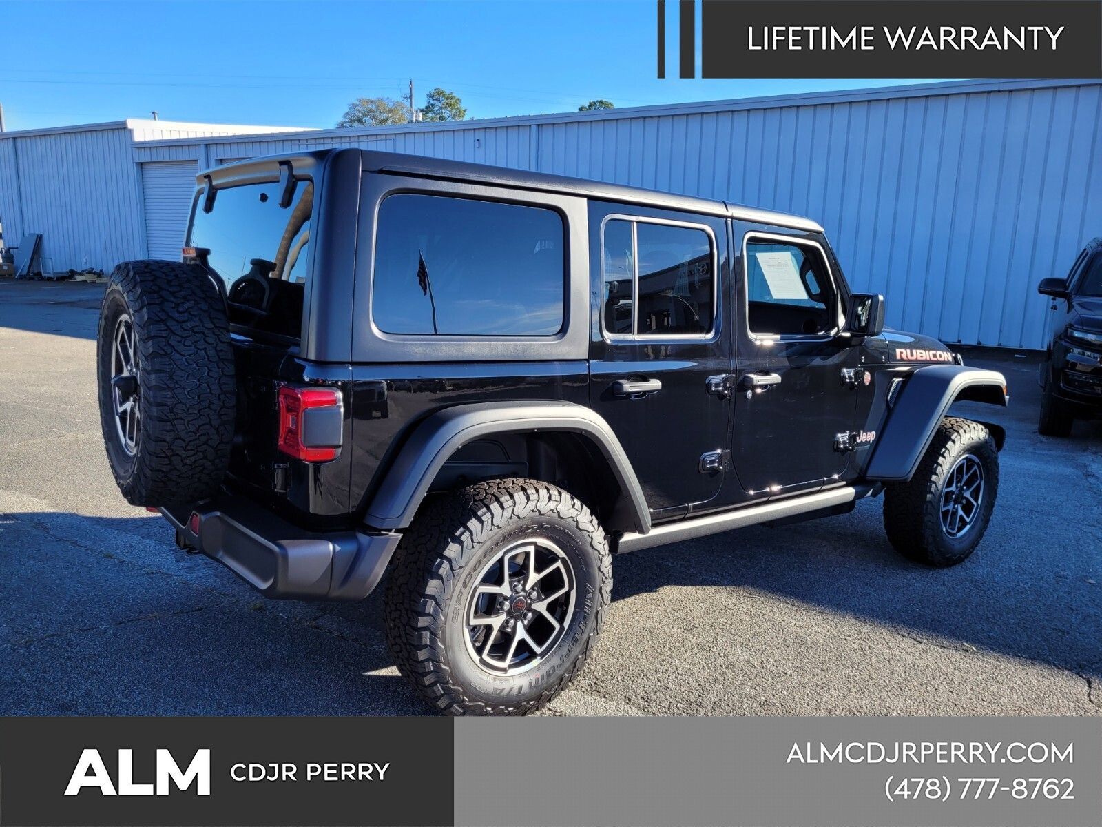 New 2026 Black Clear-Coat Exterior Paint Jeep Rubicon image 12