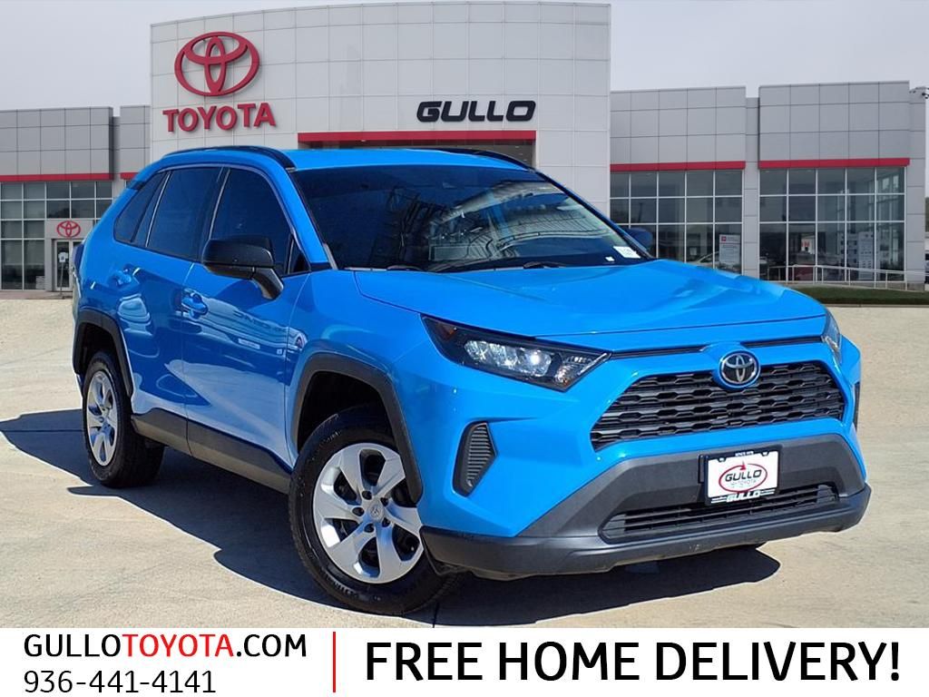 2020 Toyota RAV4 LE Blue at Gullo Toyota