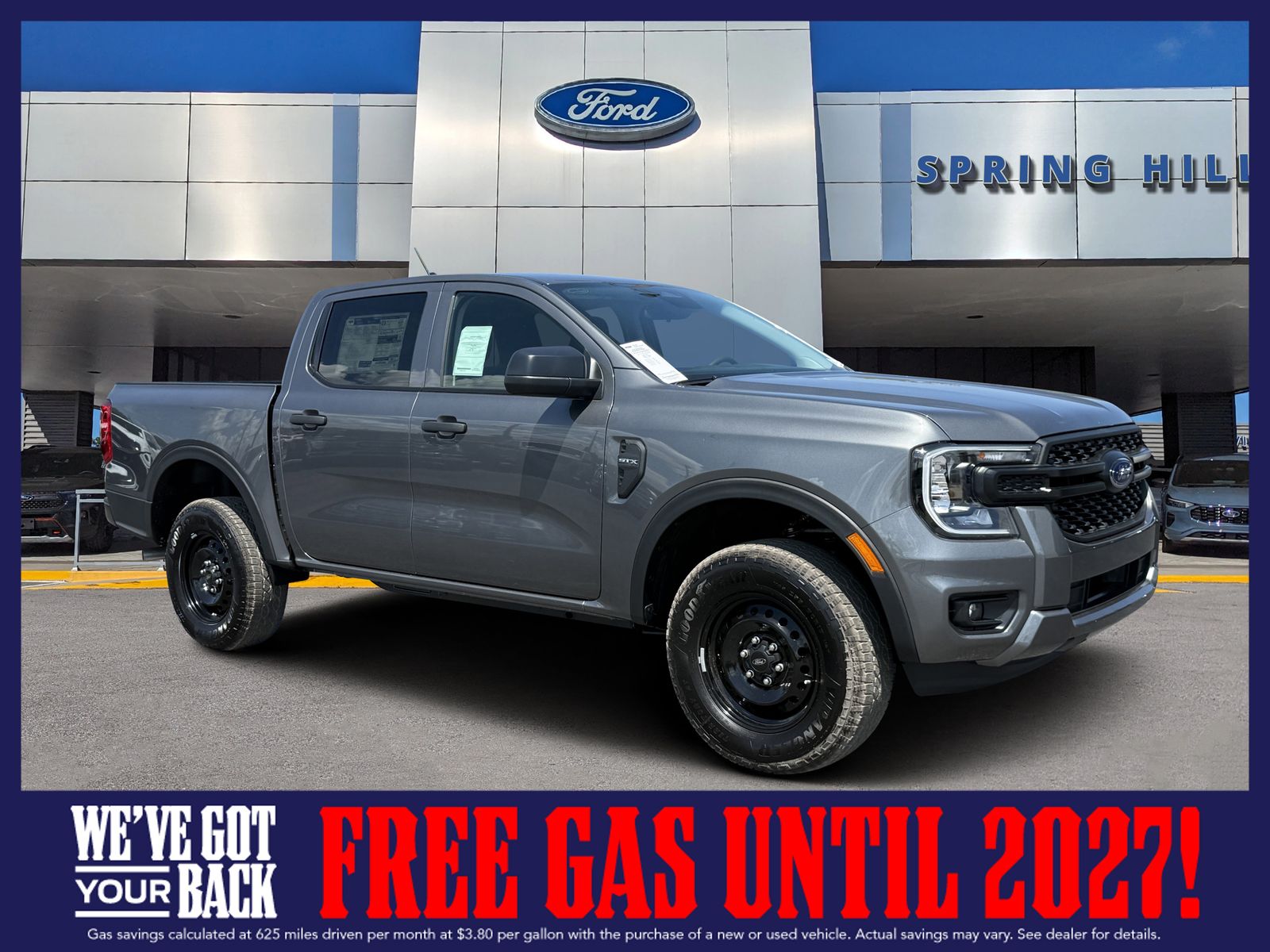 Gray Metallic 2026 Ford Ranger Pickup Truck 4X2 Automatic