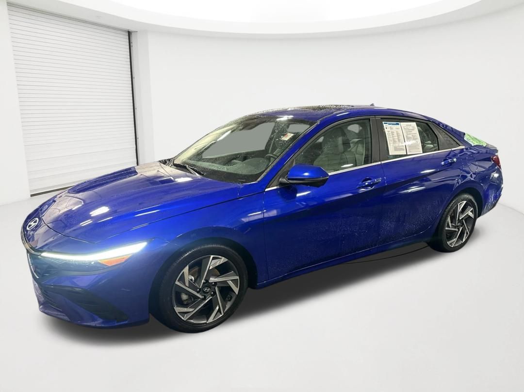 Intense Blue 2024 Hyundai Elantra Sedan Front-Wheel Drive Continuously Variable Transmission