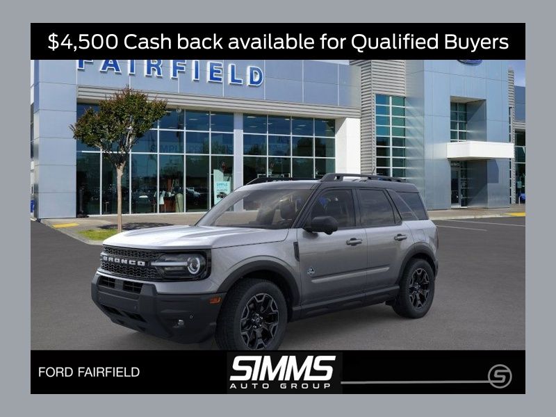 Carbonized Gray Metallic 2025 Ford Bronco Sport SUV / Crossover All-Wheel Drive 8-Speed Automatic